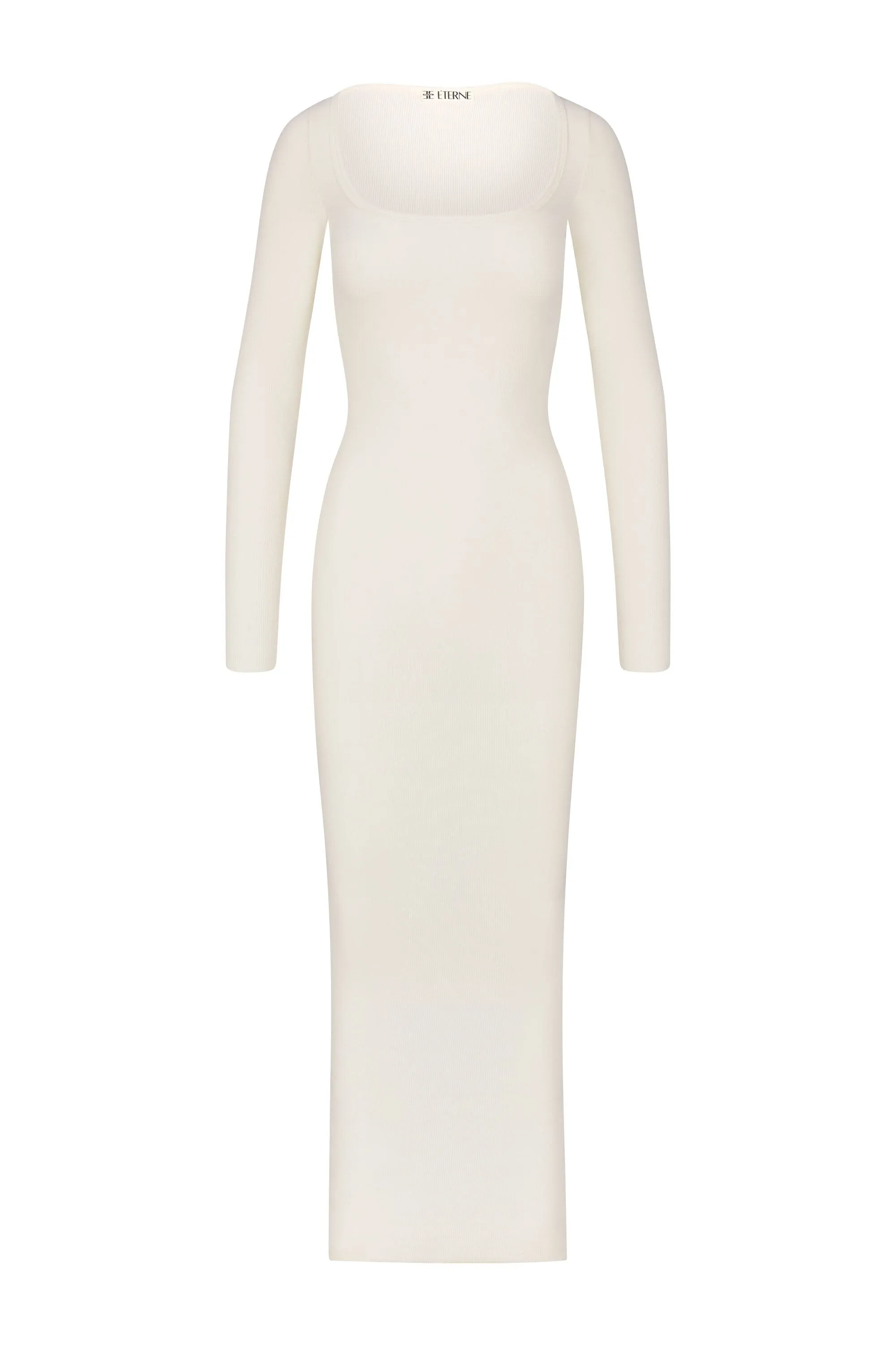 Square Neck Maxi Dress Cream sold by Eterne product image thumbnail 4