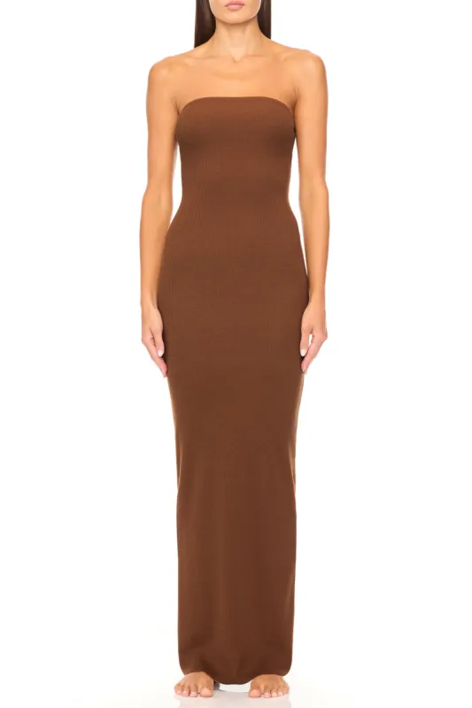 TUBE MAXI DRESS EARTH sold by Eterne