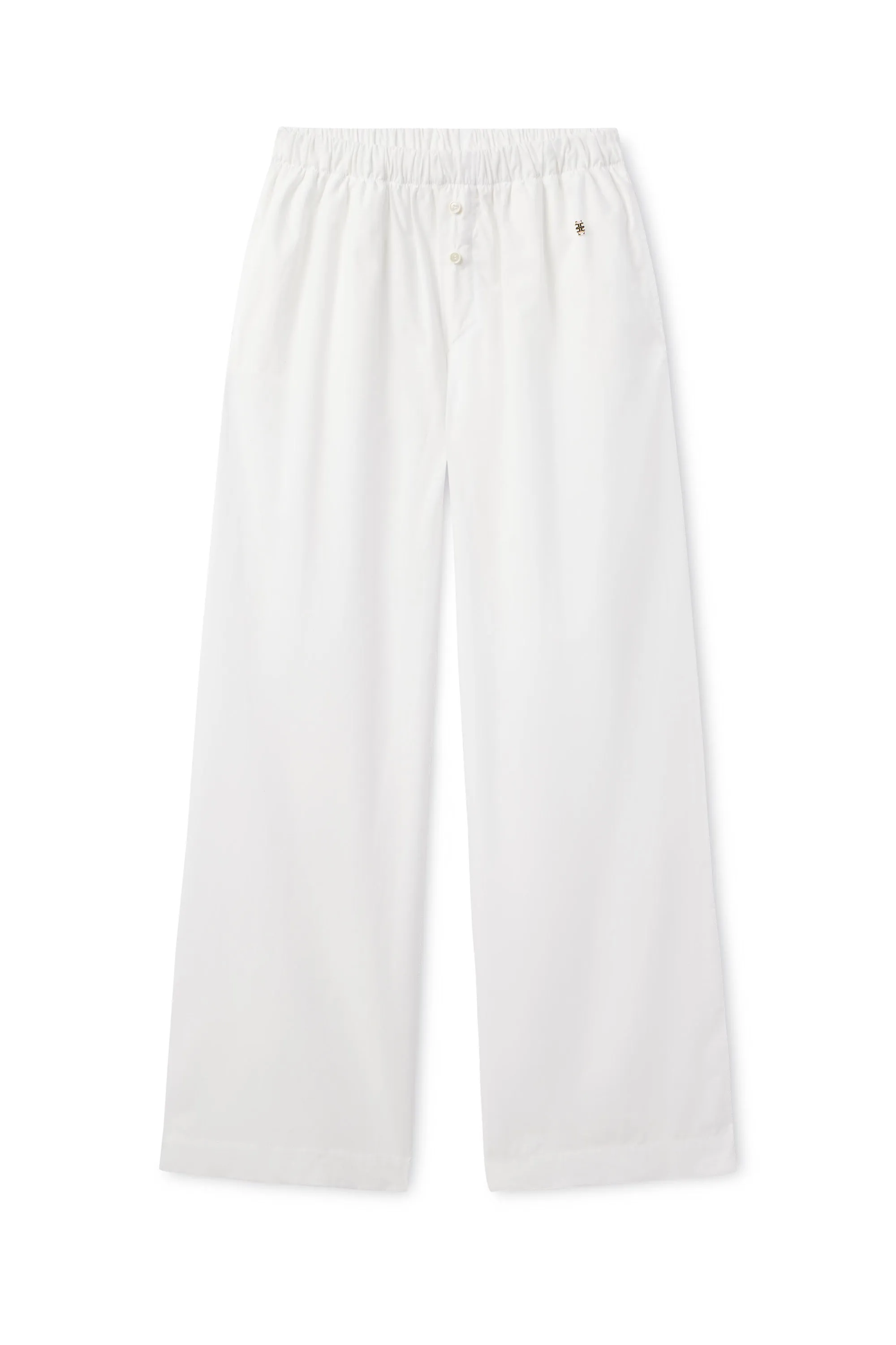 Poplin Lounge Pant White sold by Eterne product image thumbnail 3