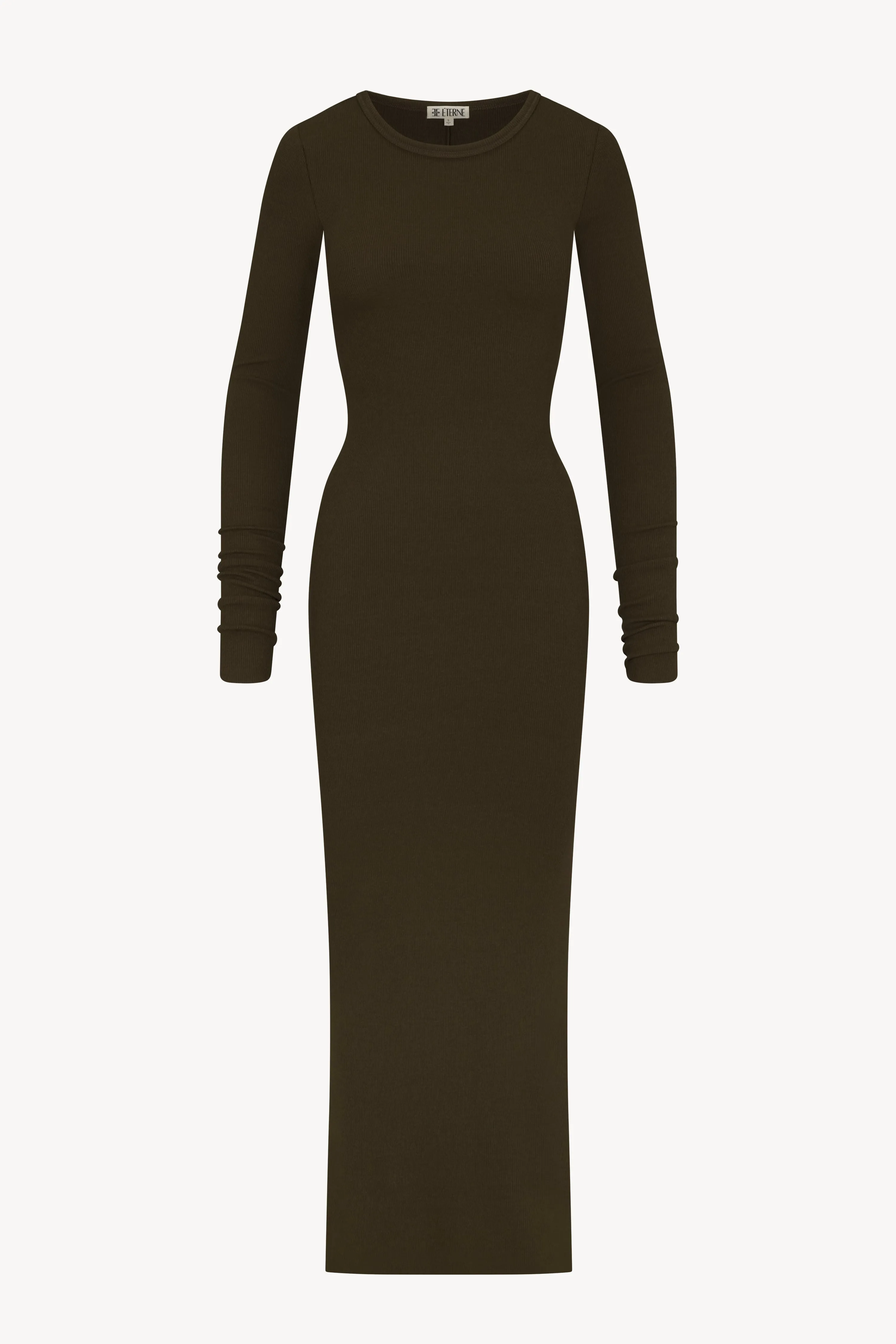 LONG SLEEVE CREWNECK MAXI DRESS sold by Eterne