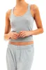 Rib Racerback Tank Heather Grey sold by Eterne