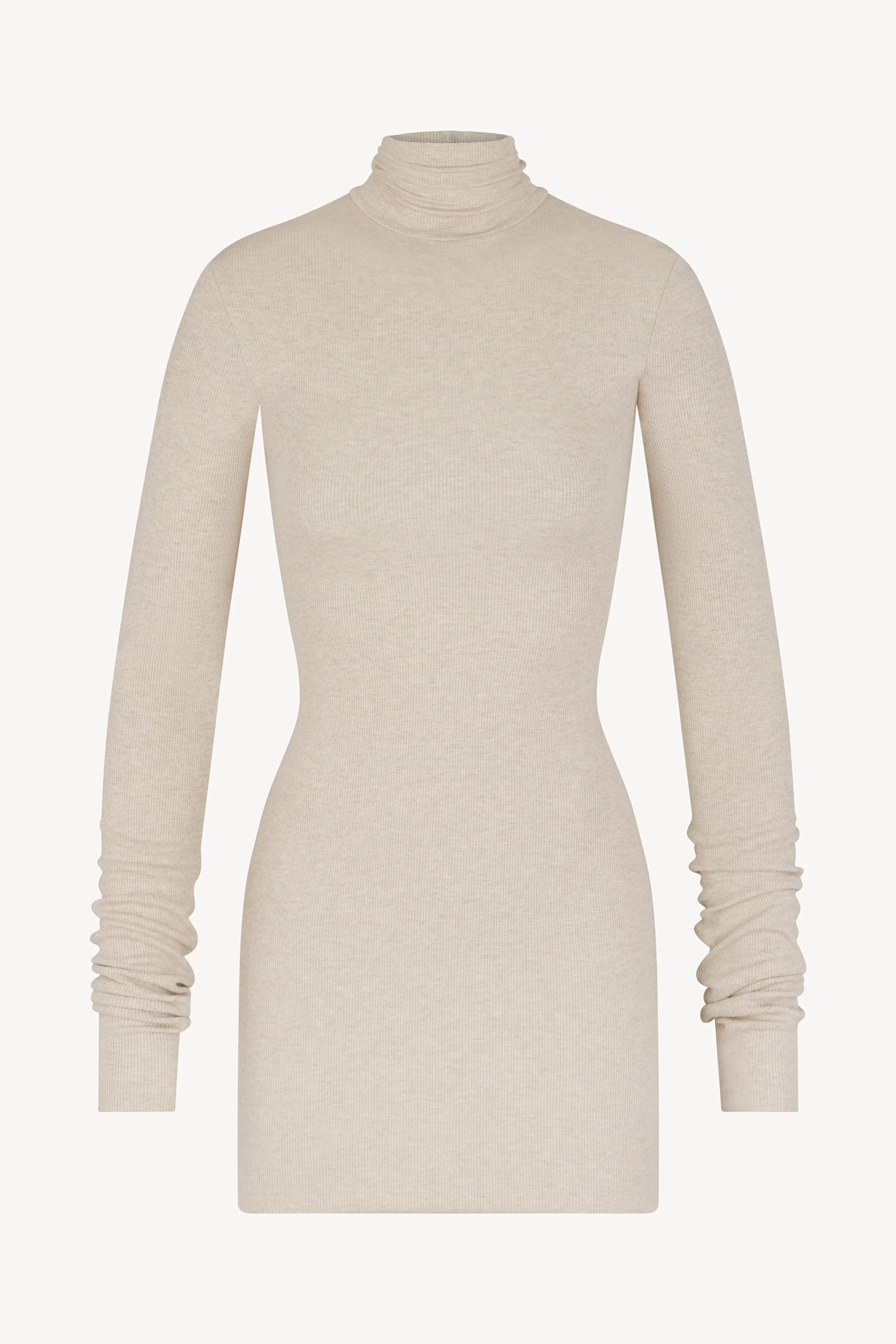 LONG SLEEVE TURTLENECK MINI DRESS sold by Eterne