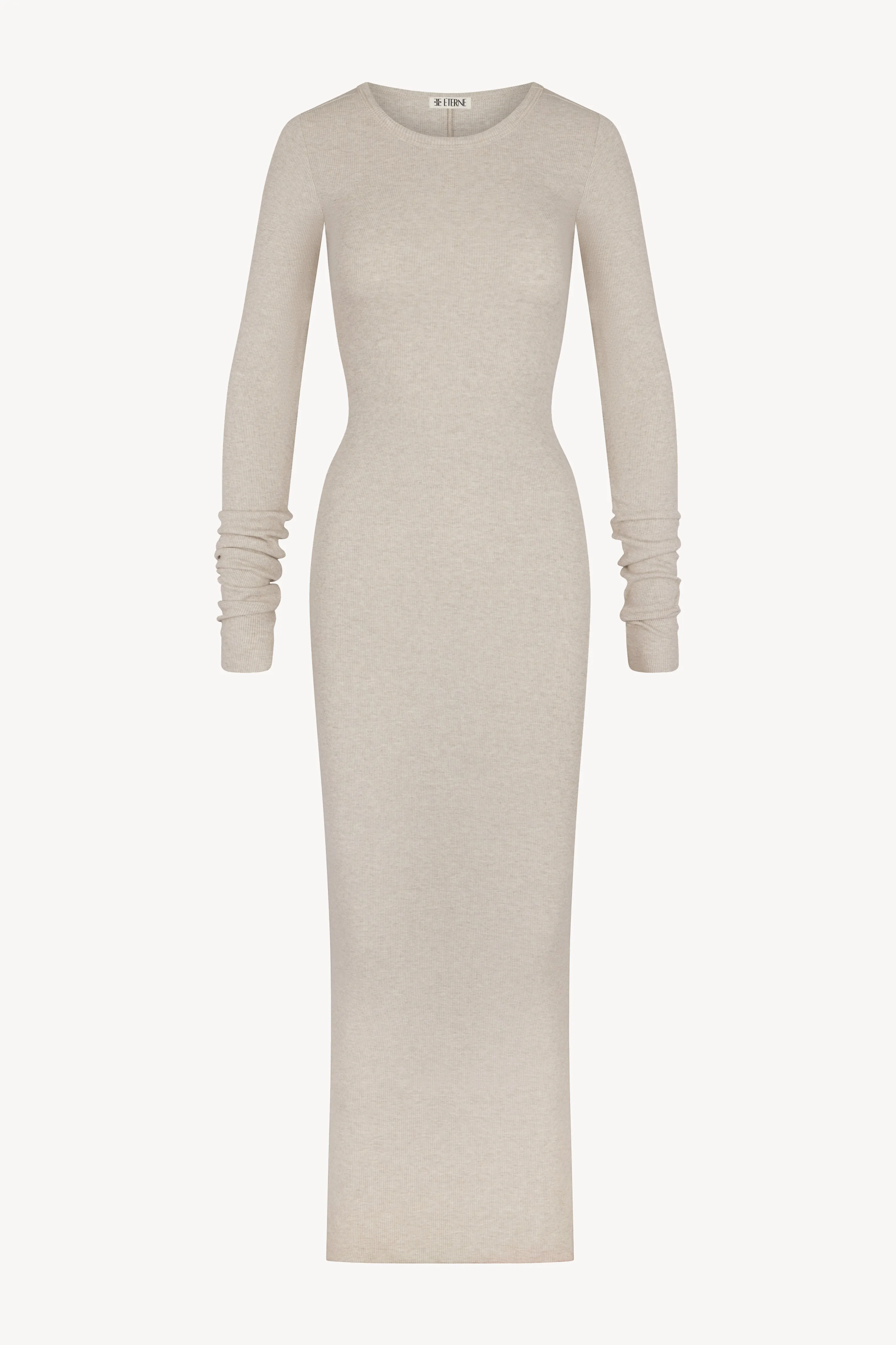 LONG SLEEVE CREWNECK MAXI DRESS sold by Eterne
