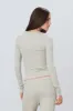 LONG SLEEVE FITTED TOP sold by Eterne