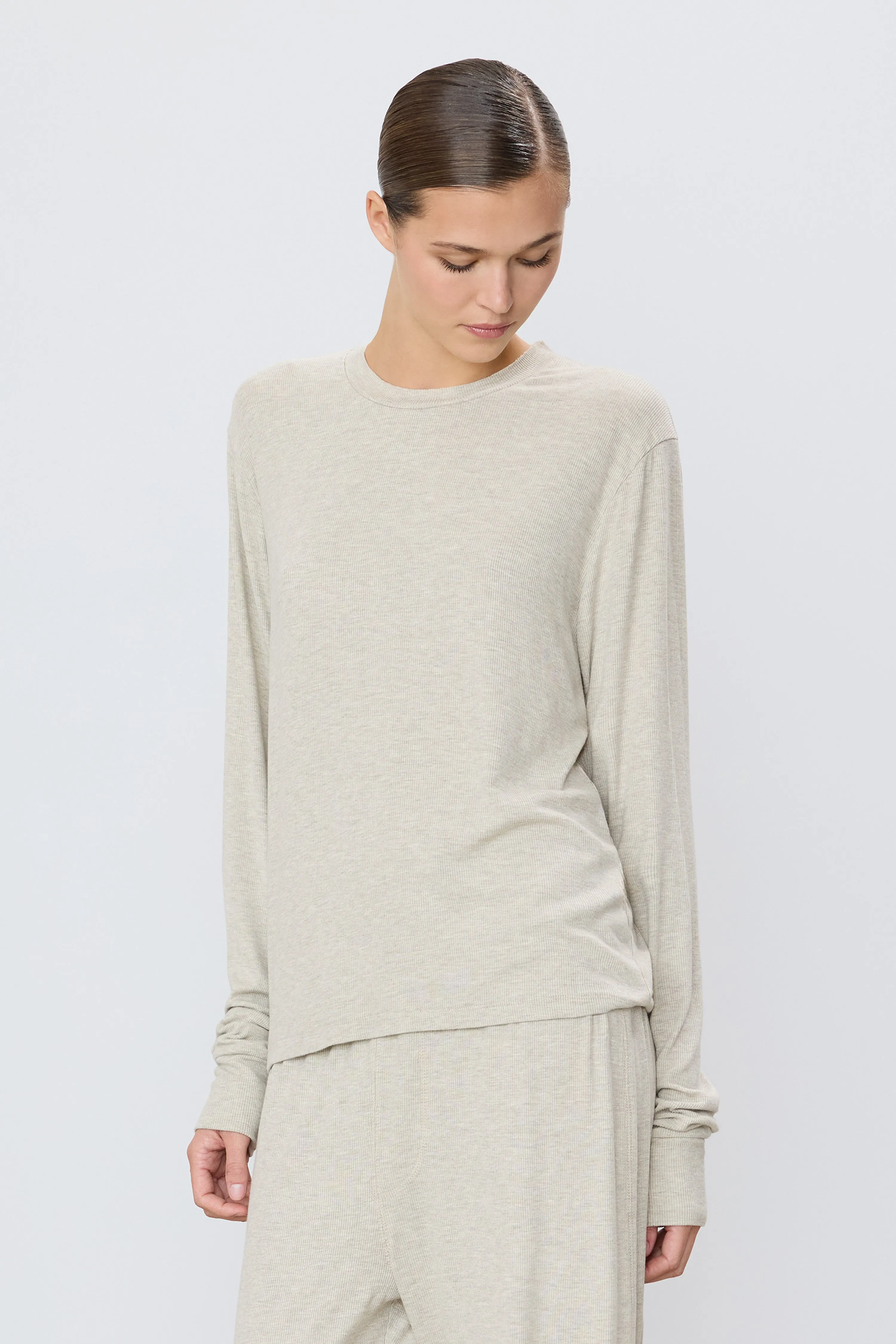 LONG SLEEVE BOYFRIEND T-SHIRT sold by Eterne product image thumbnail 2