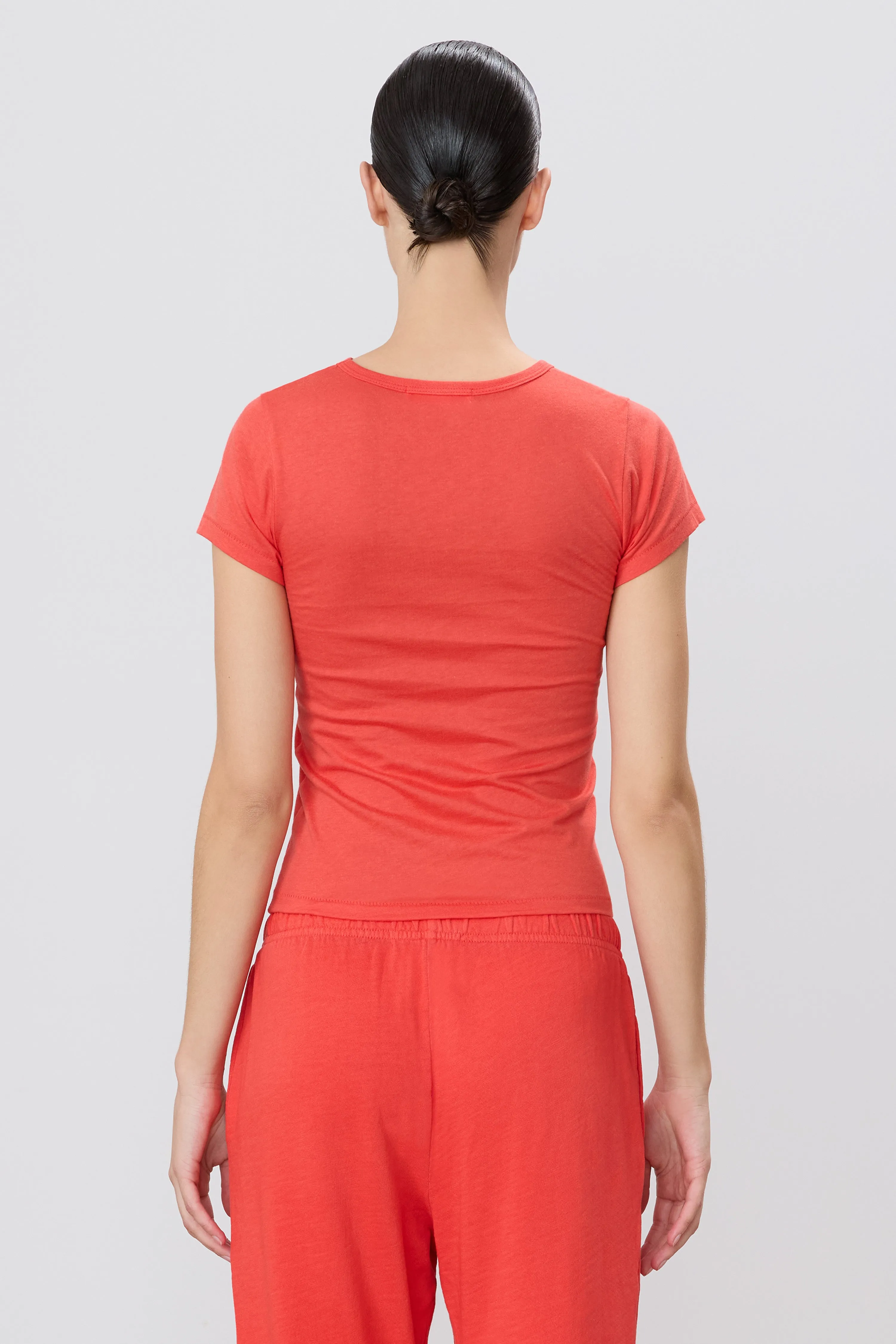 FITTED CREWNECK SHORT SLEEVE T-SHIRT sold by Eterne product image thumbnail 4