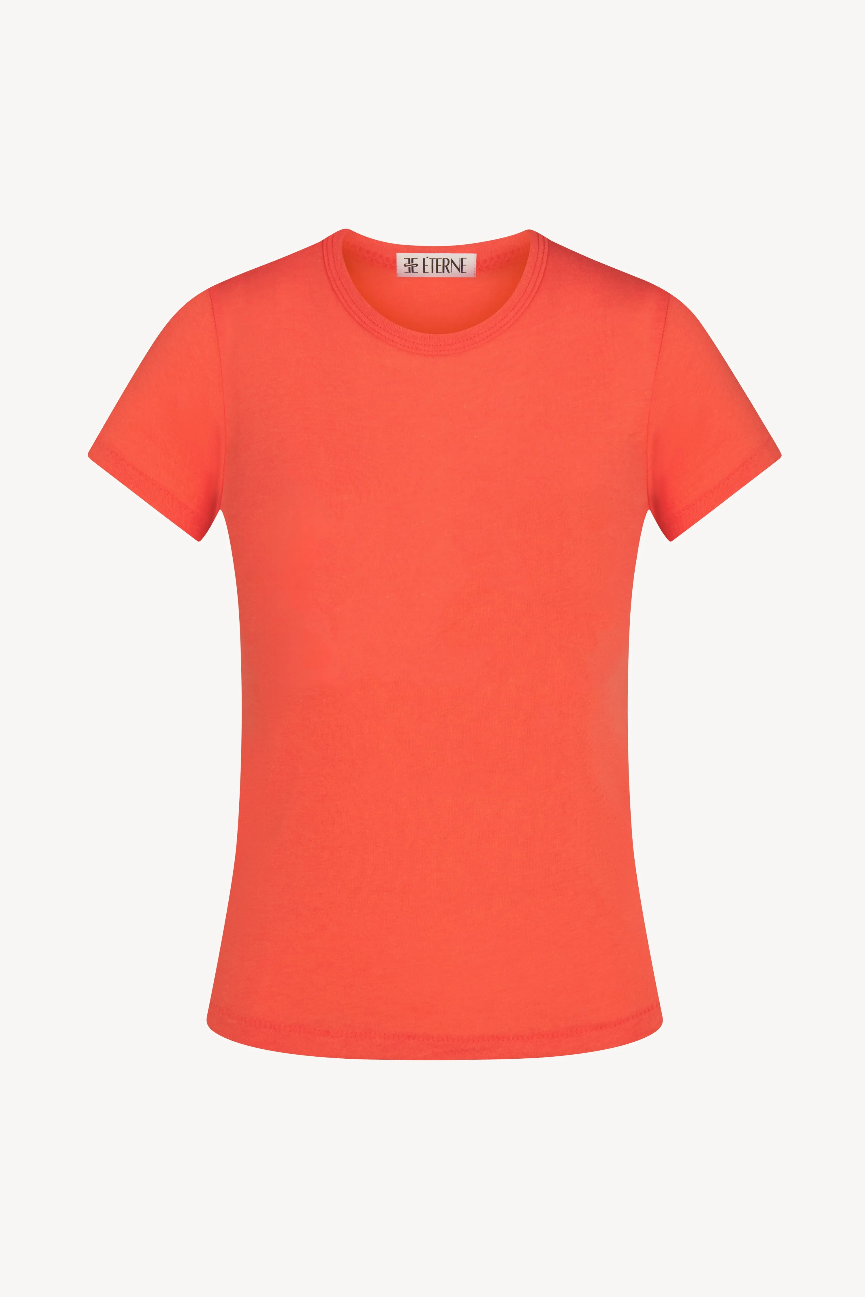 FITTED CREWNECK SHORT SLEEVE T-SHIRT sold by Eterne