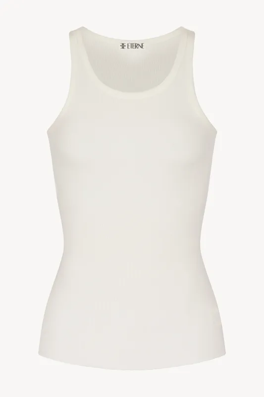 HIGH NECK FITTED TANK sold by Eterne