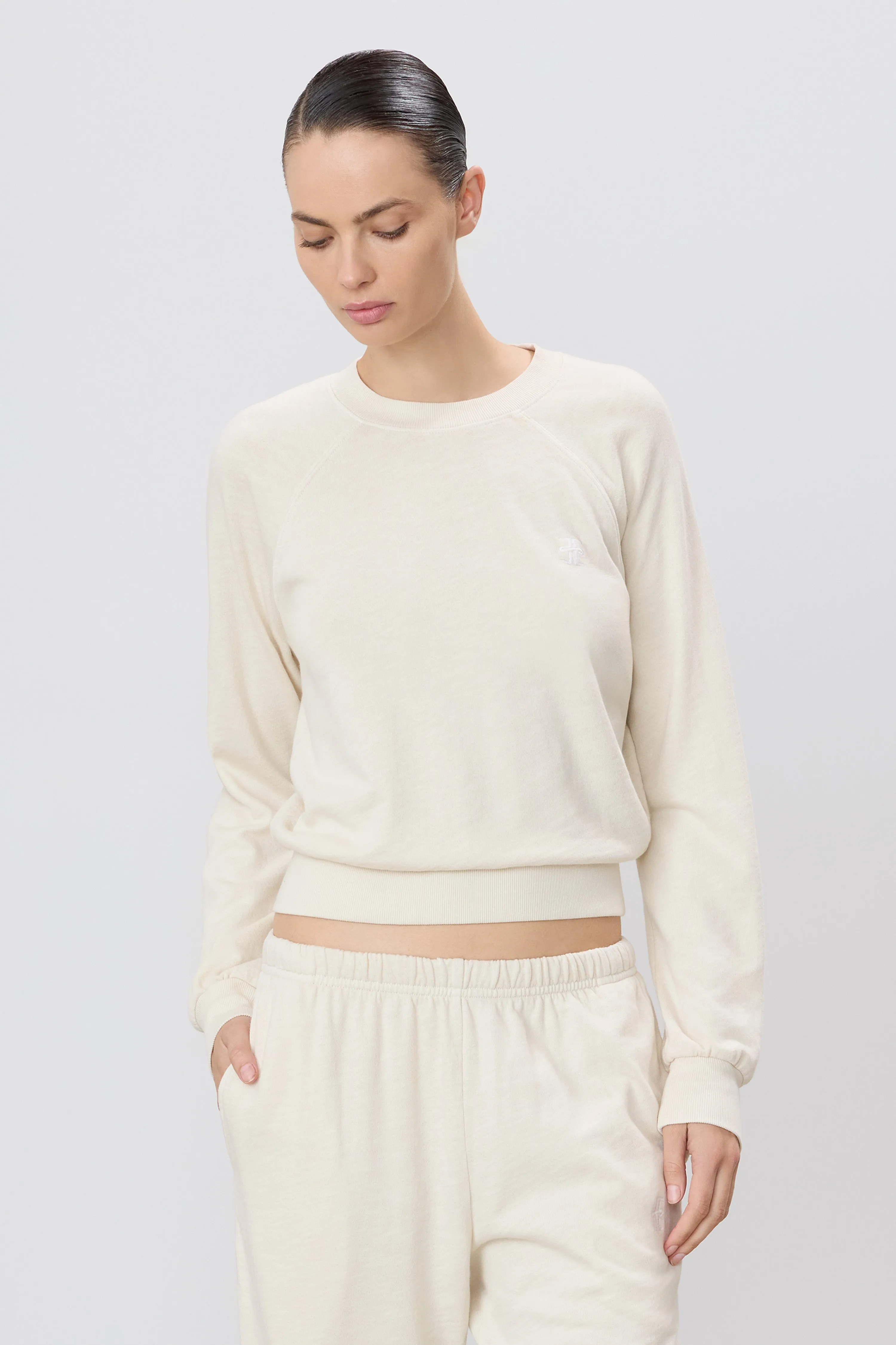 SHRUNKEN RAGLAN SWEATSHIRT sold by Eterne product image thumbnail 2