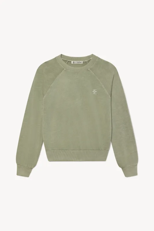 SHRUNKEN RAGLAN SWEATSHIRT sold by Eterne