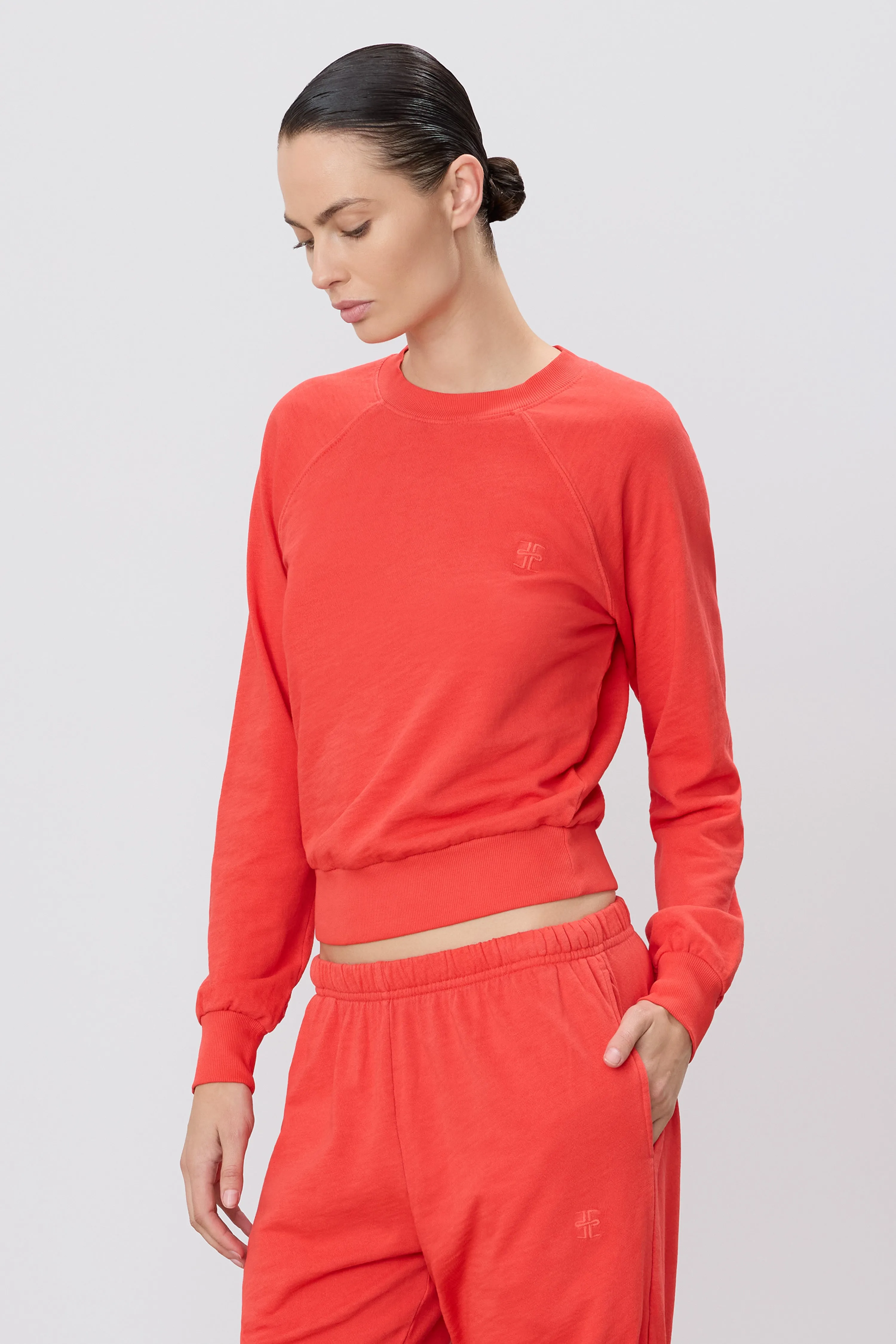 SHRUNKEN RAGLAN SWEATSHIRT sold by Eterne product image thumbnail 3