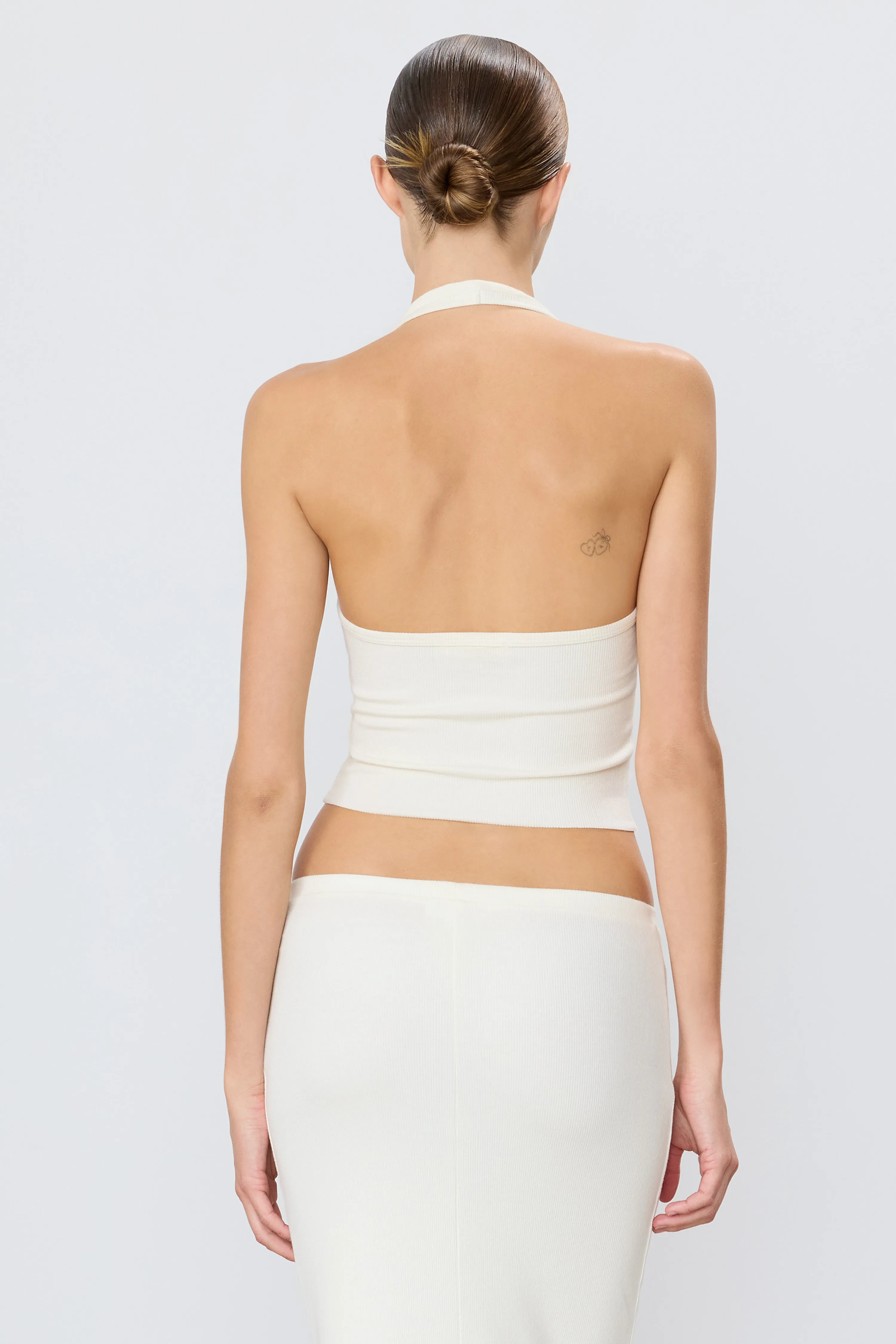 CROPPED HALTER TOP sold by Eterne product image thumbnail 4