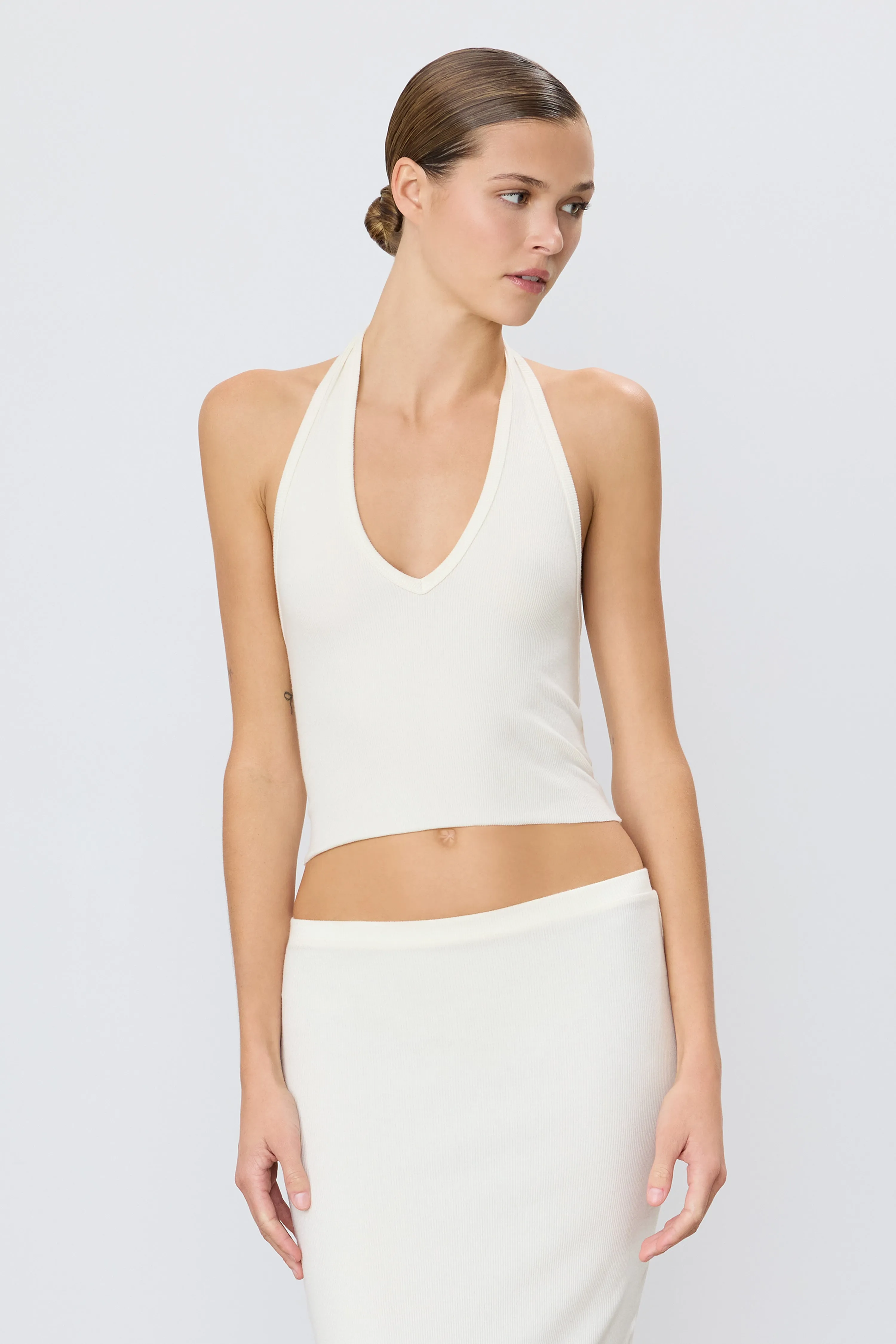 CROPPED HALTER TOP sold by Eterne product image thumbnail 2