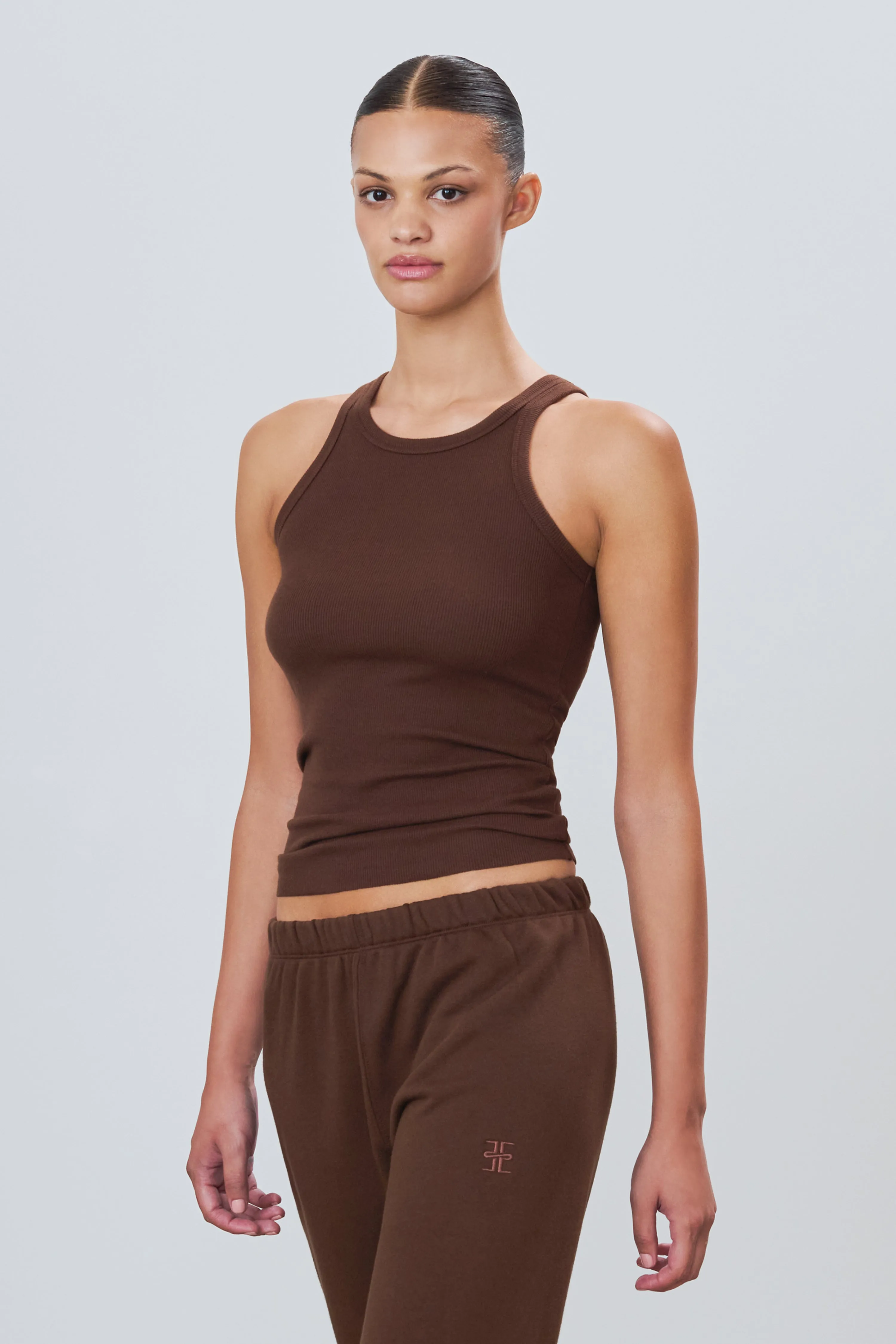 HIGH NECK FITTED TANK sold by Eterne product image thumbnail 3