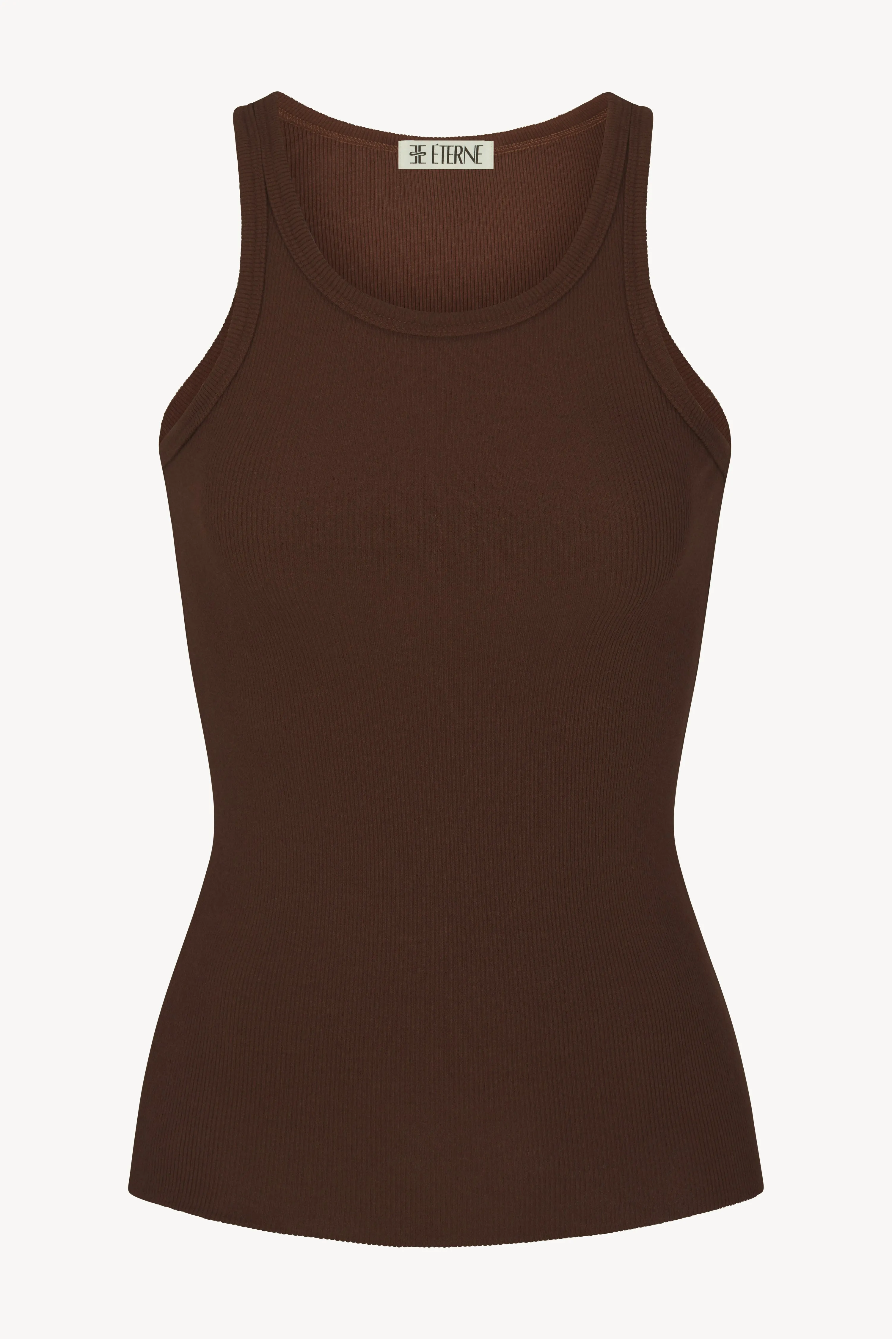 HIGH NECK FITTED TANK sold by Eterne