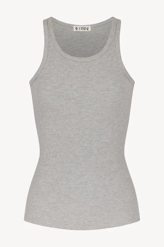 HIGH NECK FITTED TANK sold by Eterne