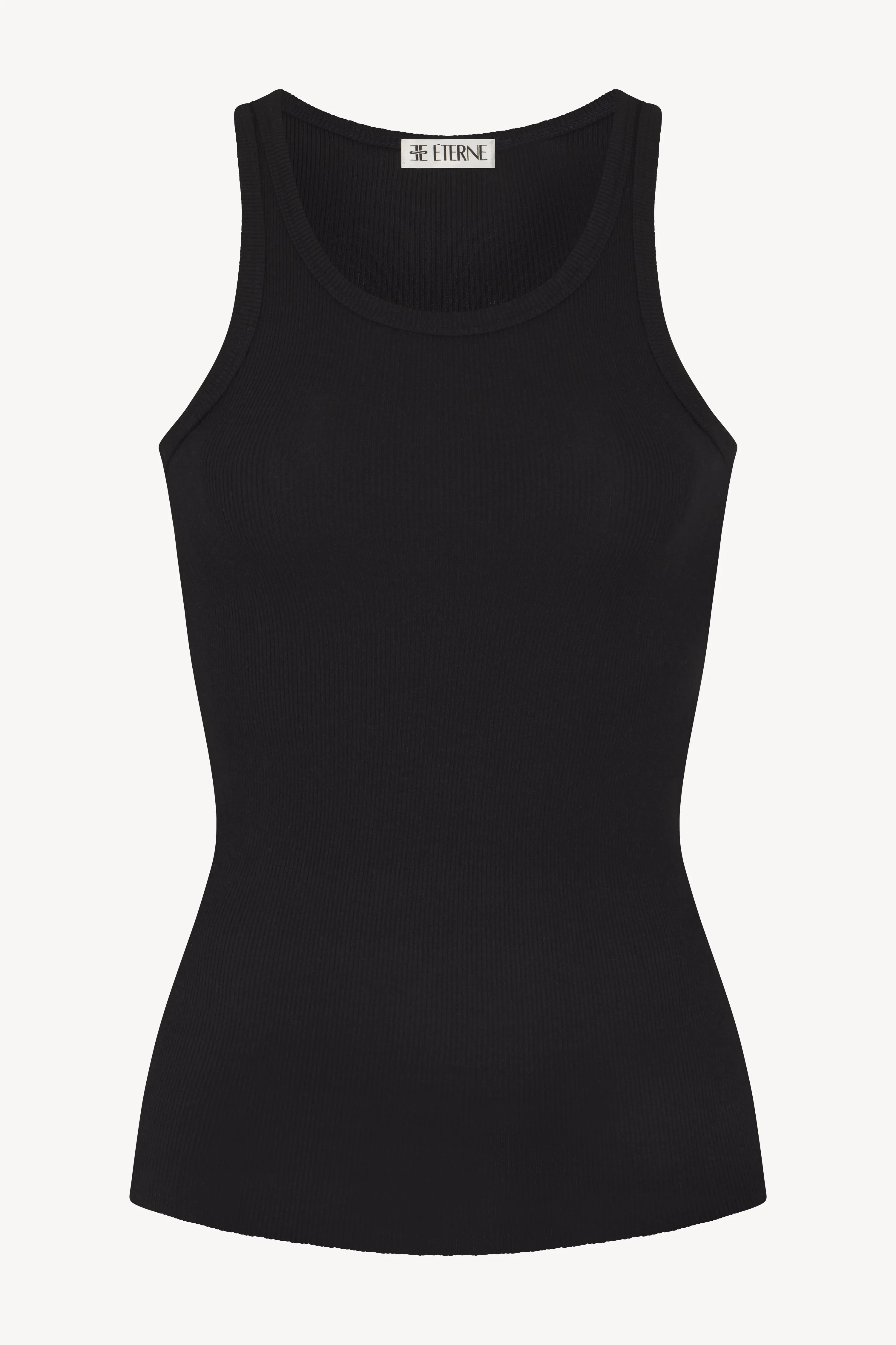 HIGH NECK FITTED TANK sold by Eterne