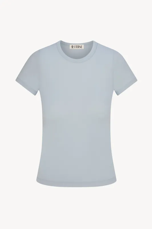 FITTED CREWNECK SHORT SLEEVE T-SHIRT sold by Eterne