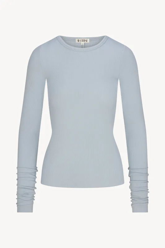 LONG SLEEVE FITTED TOP sold by Eterne