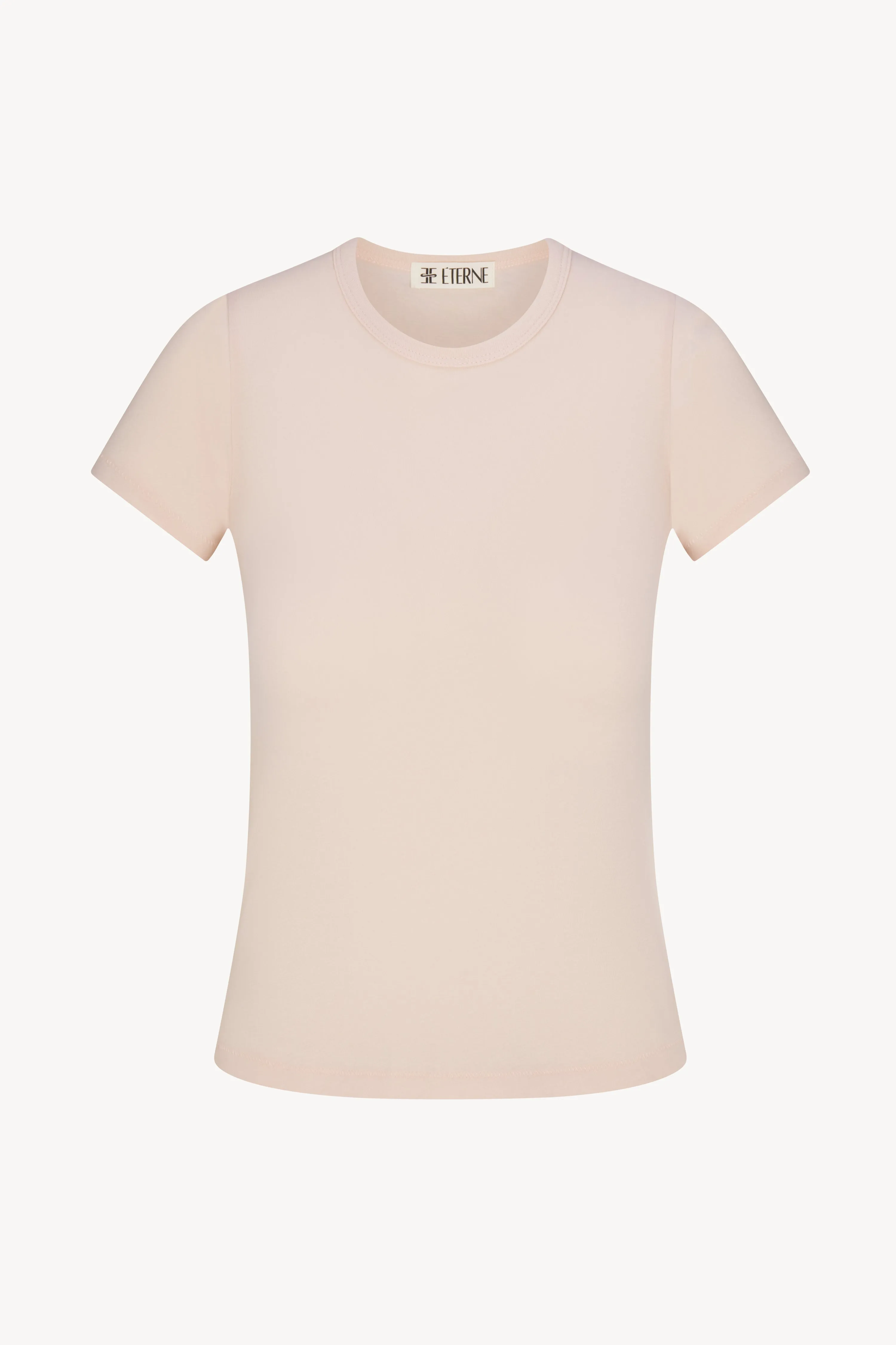 FITTED CREWNECK SHORT SLEEVE T-SHIRT sold by Eterne