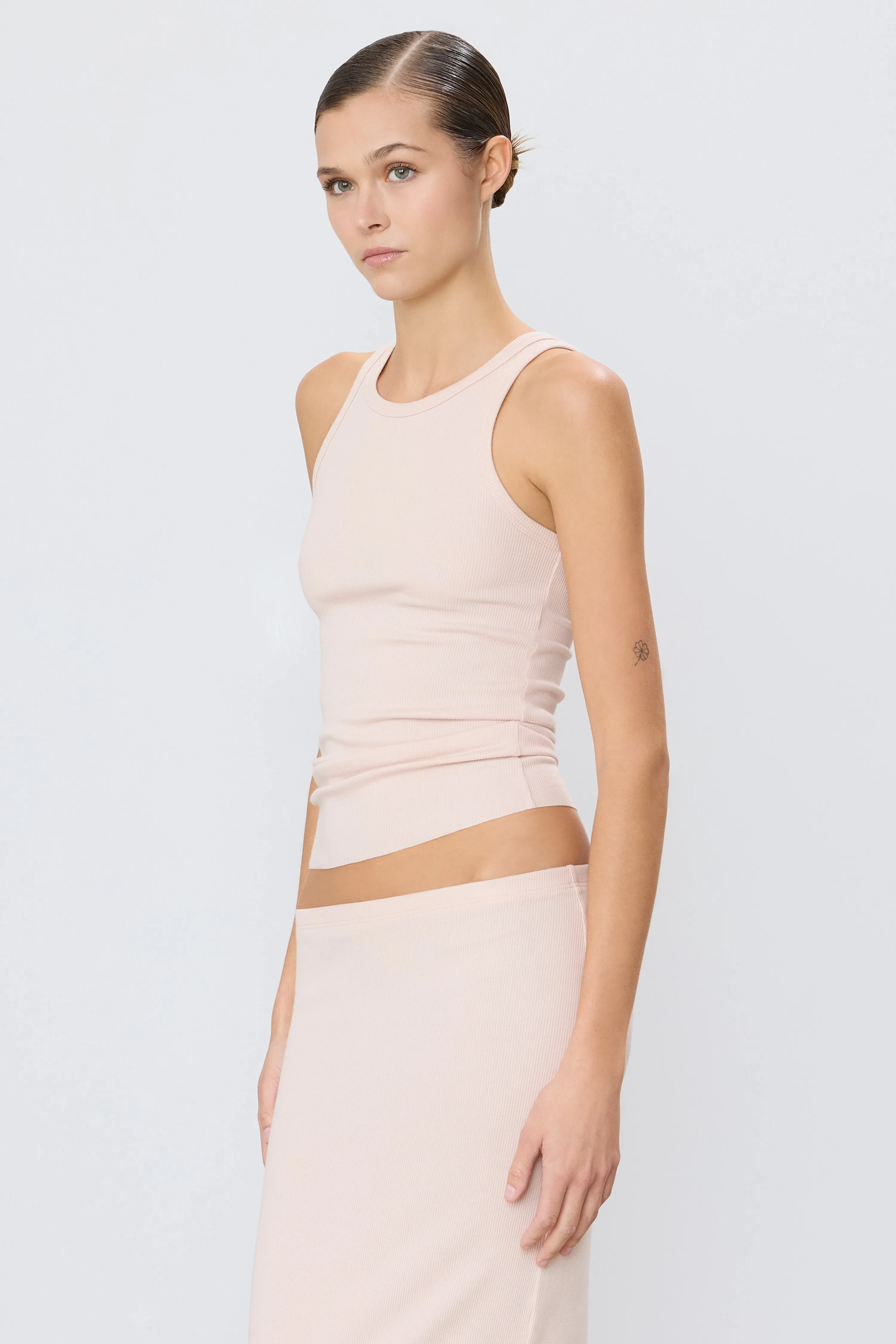 HIGH NECK FITTED TANK sold by Eterne product image thumbnail 3