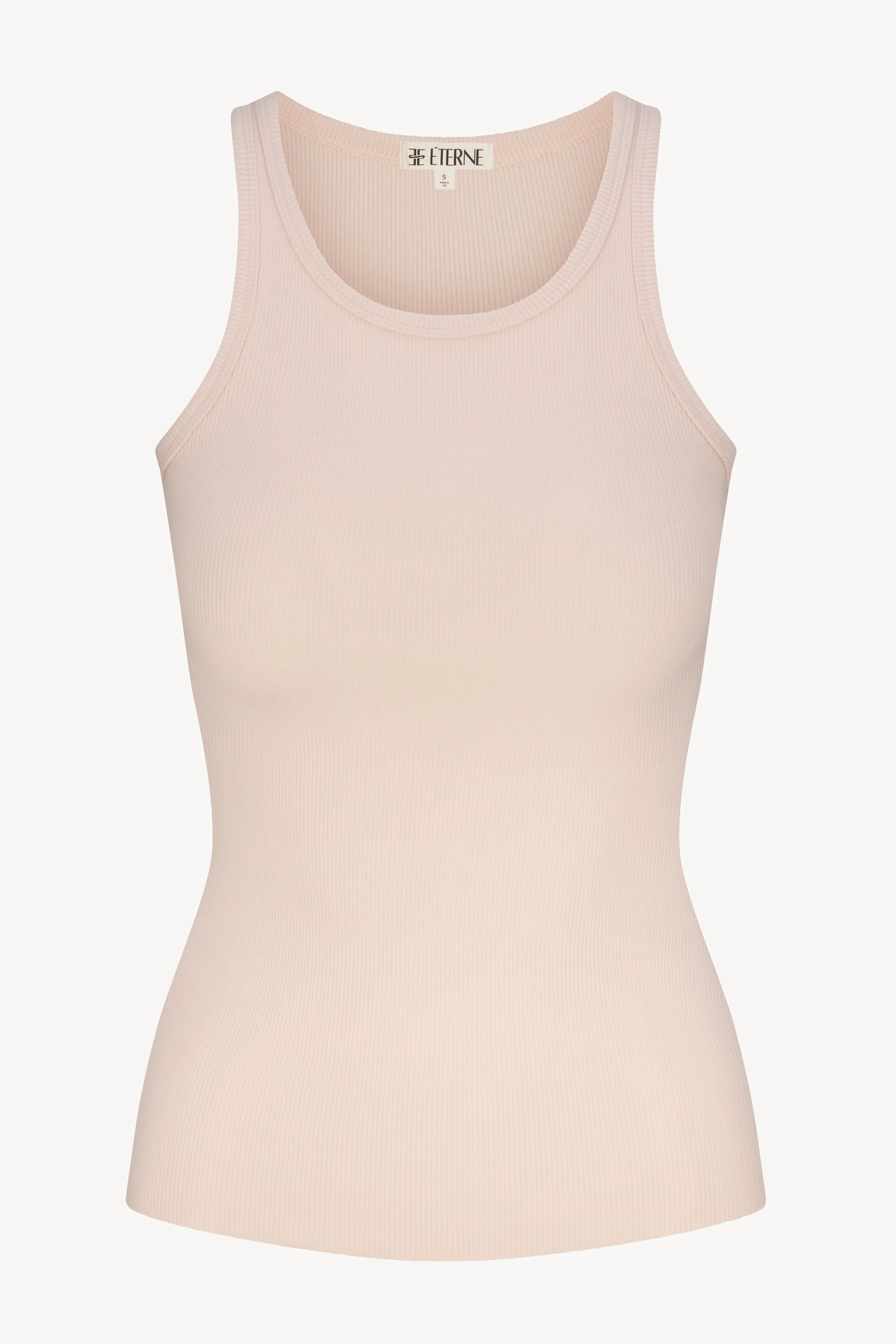 HIGH NECK FITTED TANK sold by Eterne