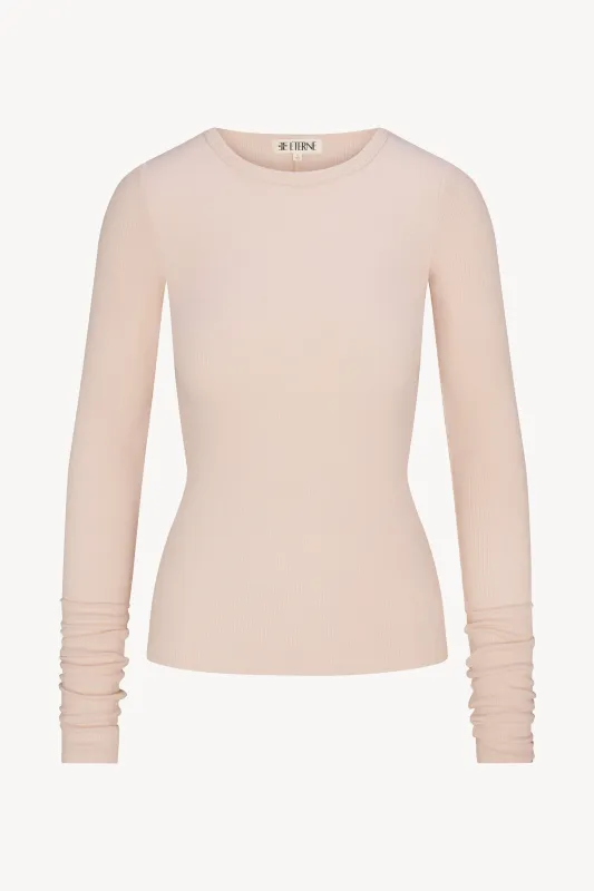 LONG SLEEVE FITTED TOP sold by Eterne