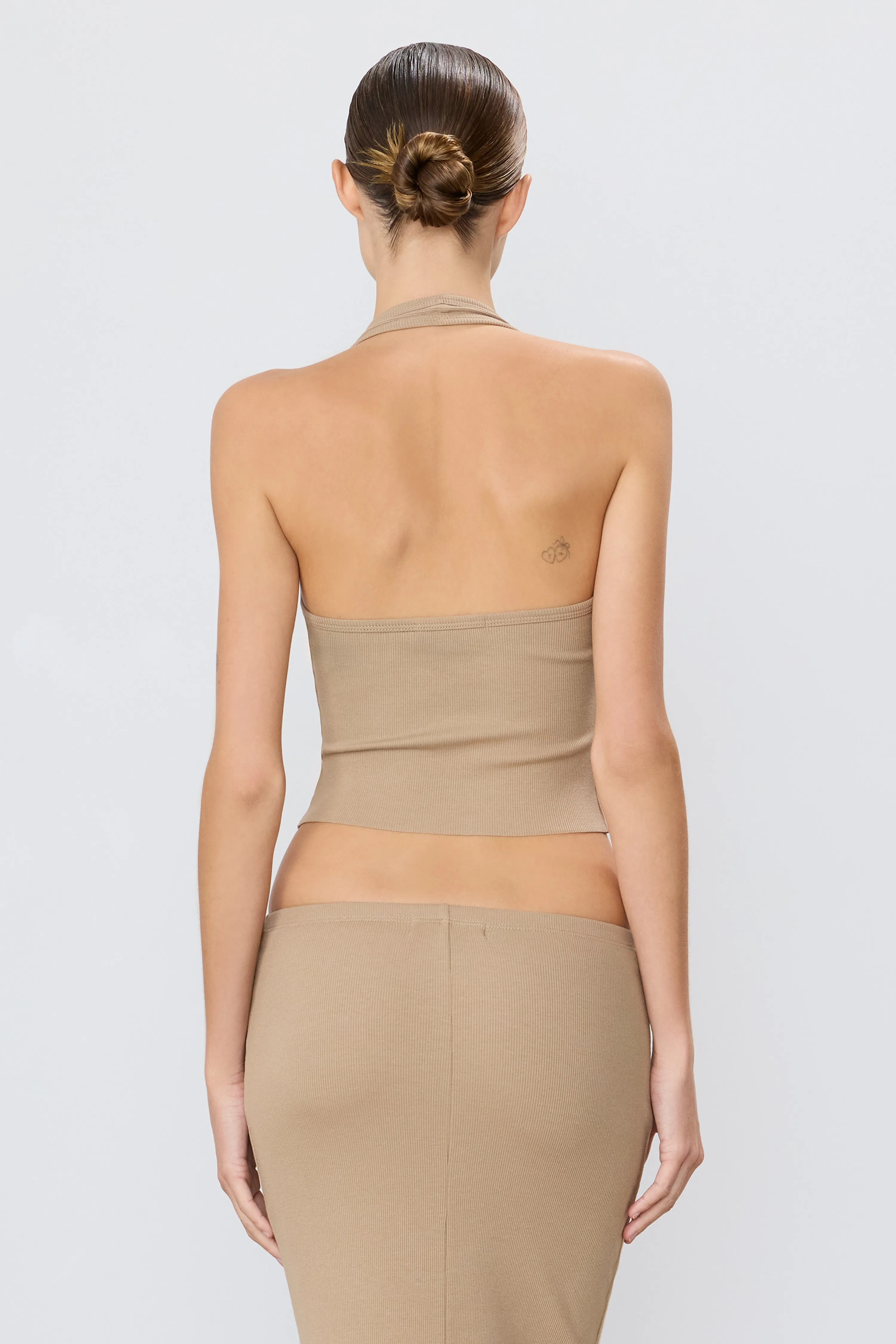 CROPPED HALTER TOP sold by Eterne product image thumbnail 4