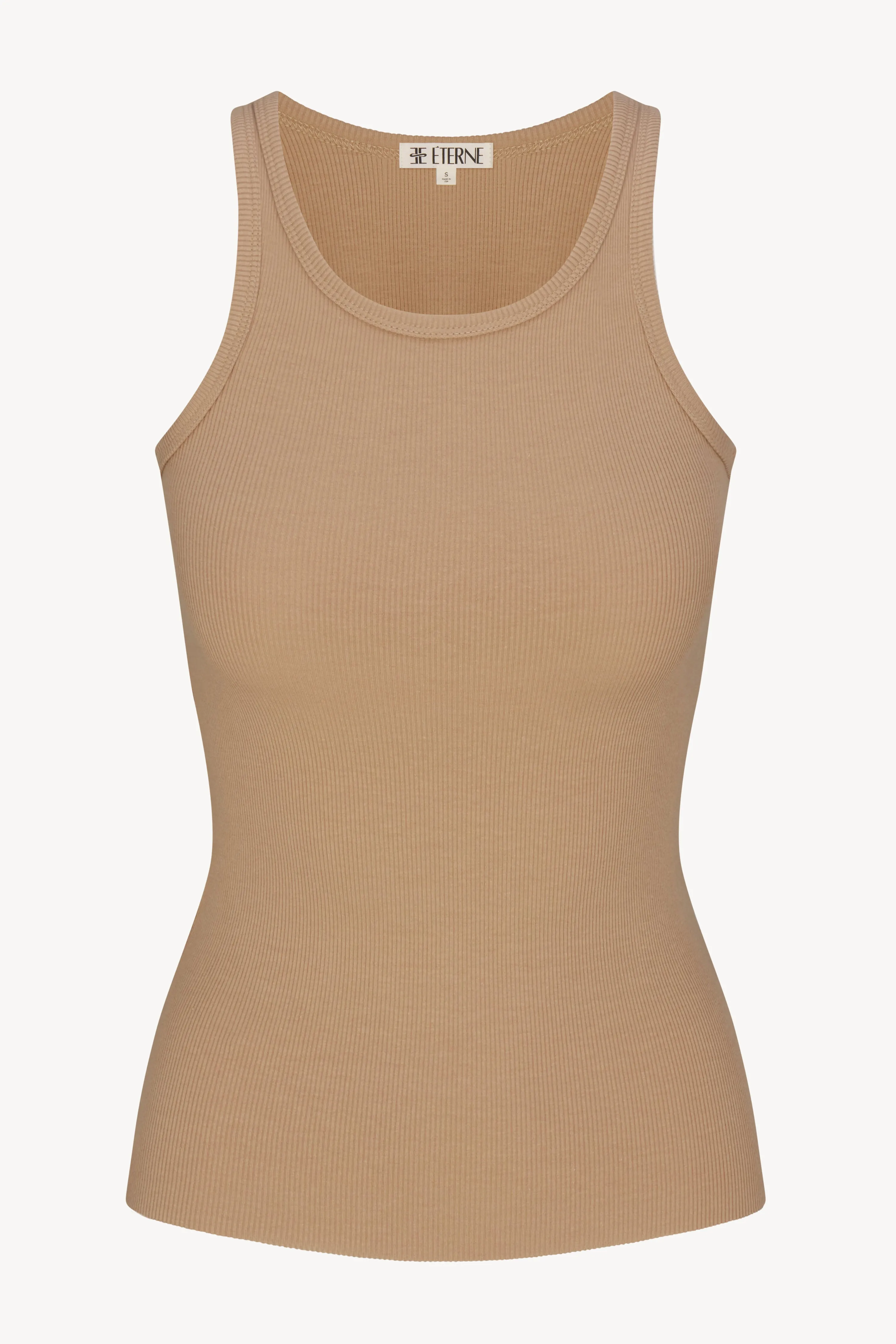 HIGH NECK FITTED TANK sold by Eterne