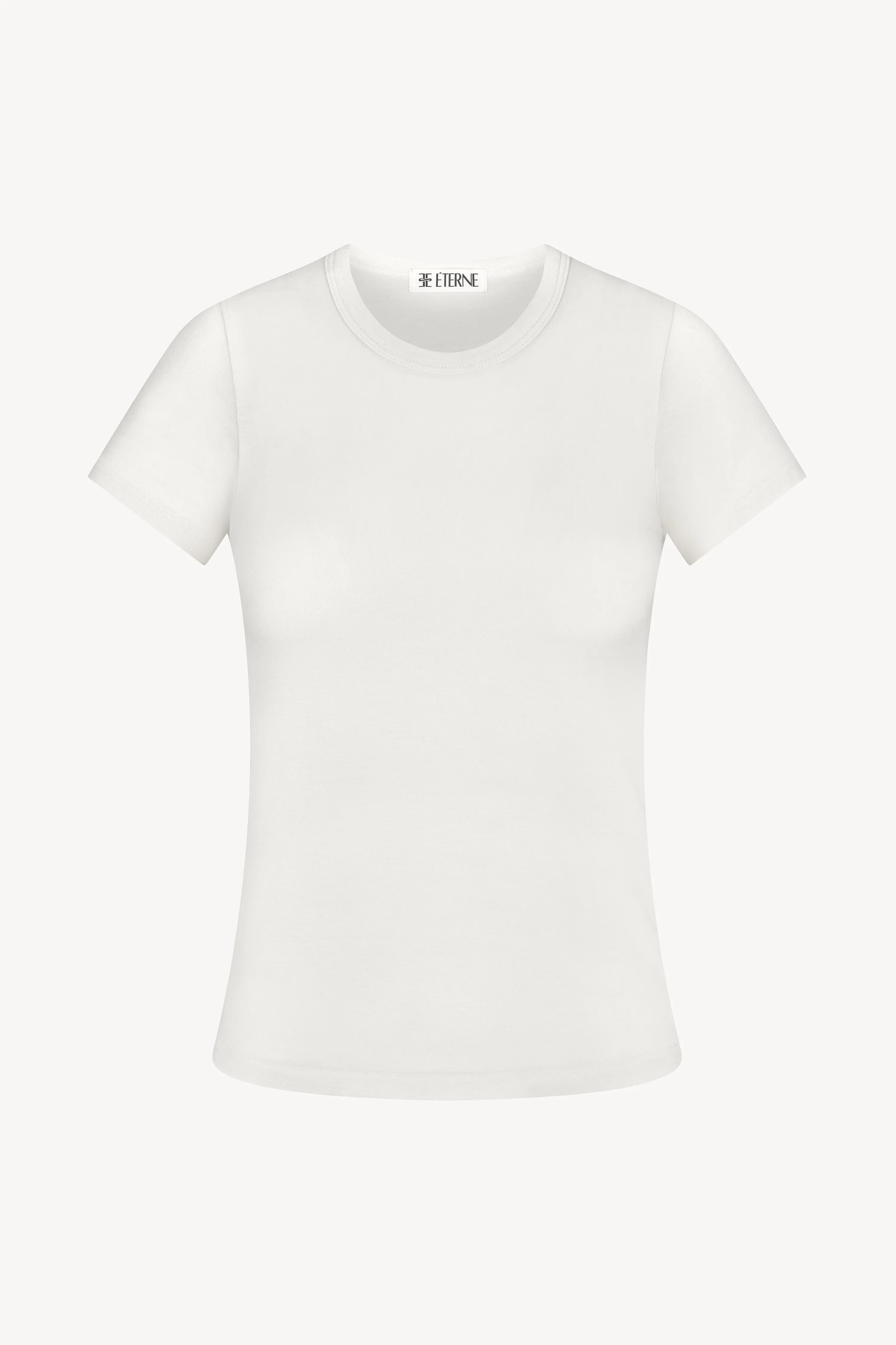 FITTED CREWNECK SHORT SLEEVE T-SHIRT sold by Eterne