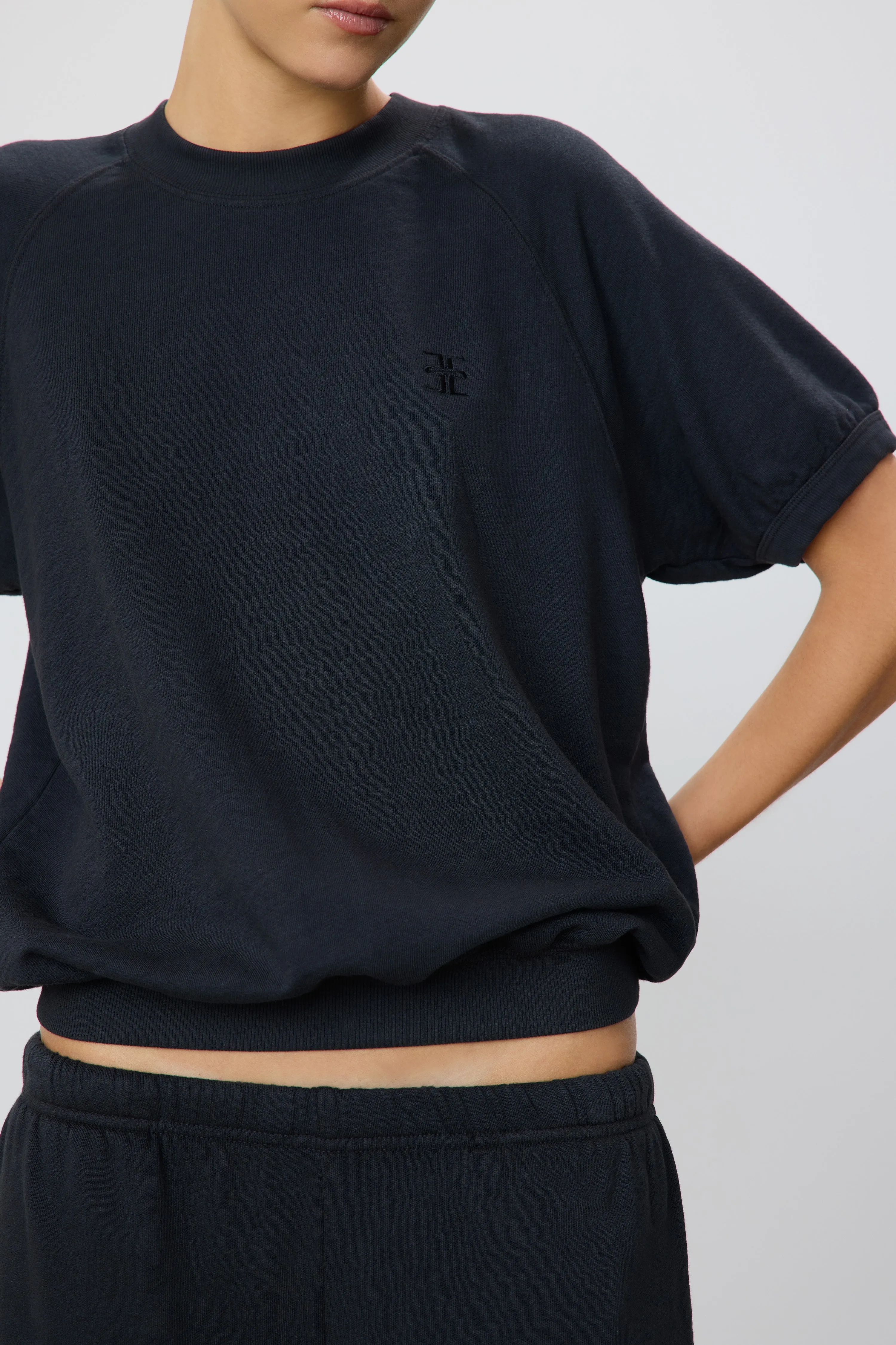 SHORT SLEEVE RAGLAN SWEATSHIRT sold by Eterne product image thumbnail 3