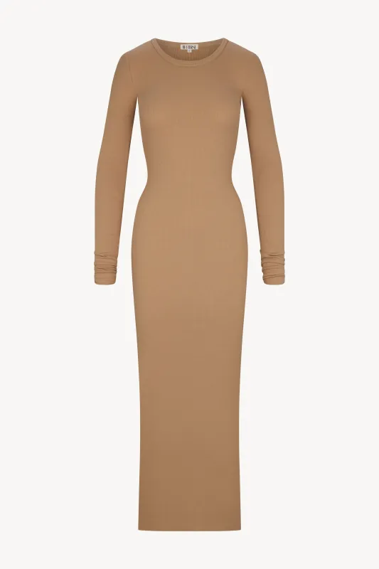 LONG SLEEVE CREWNECK MAXI DRESS sold by Eterne