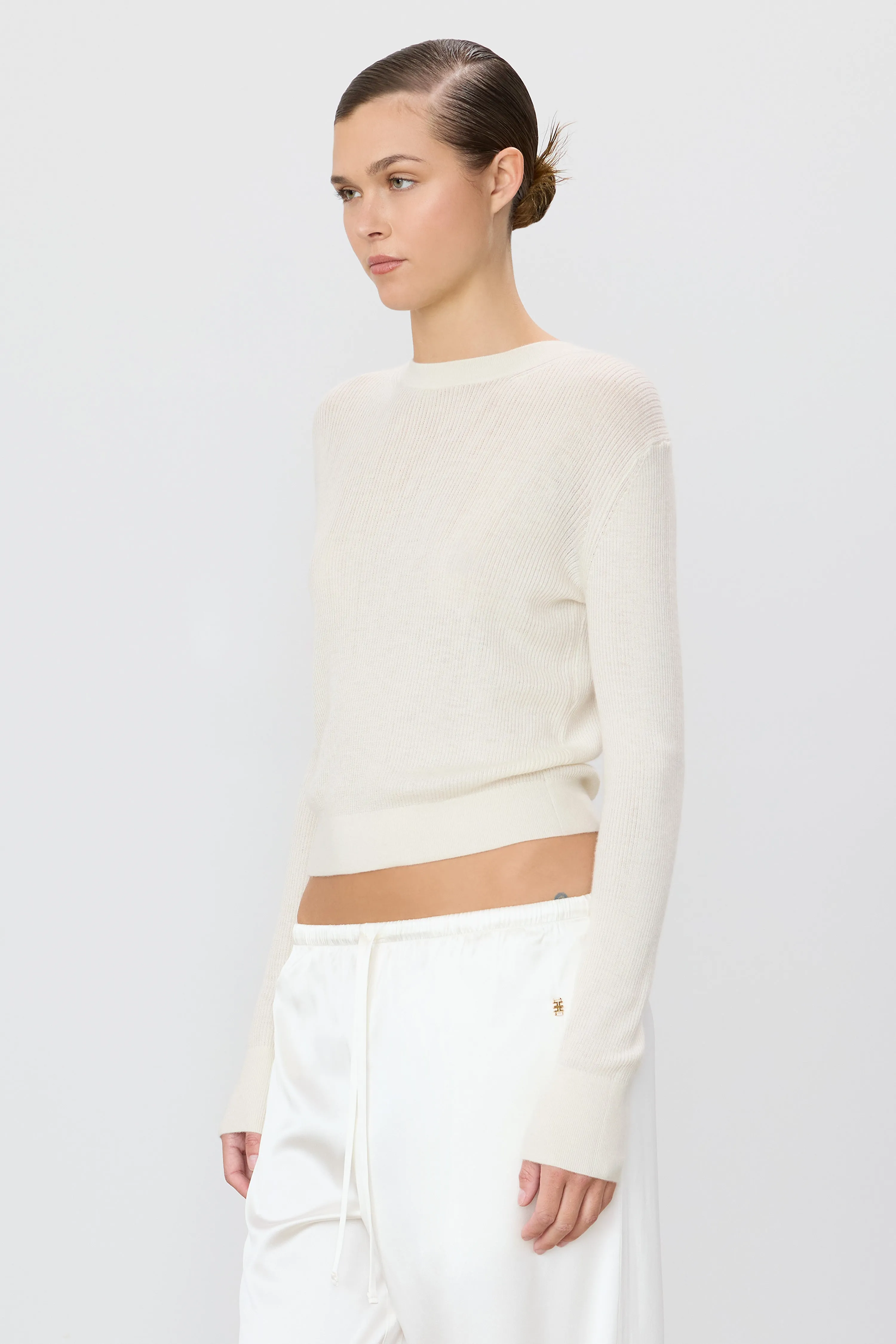 RIB STITCH CLARK SWEATER sold by Eterne product image thumbnail 3