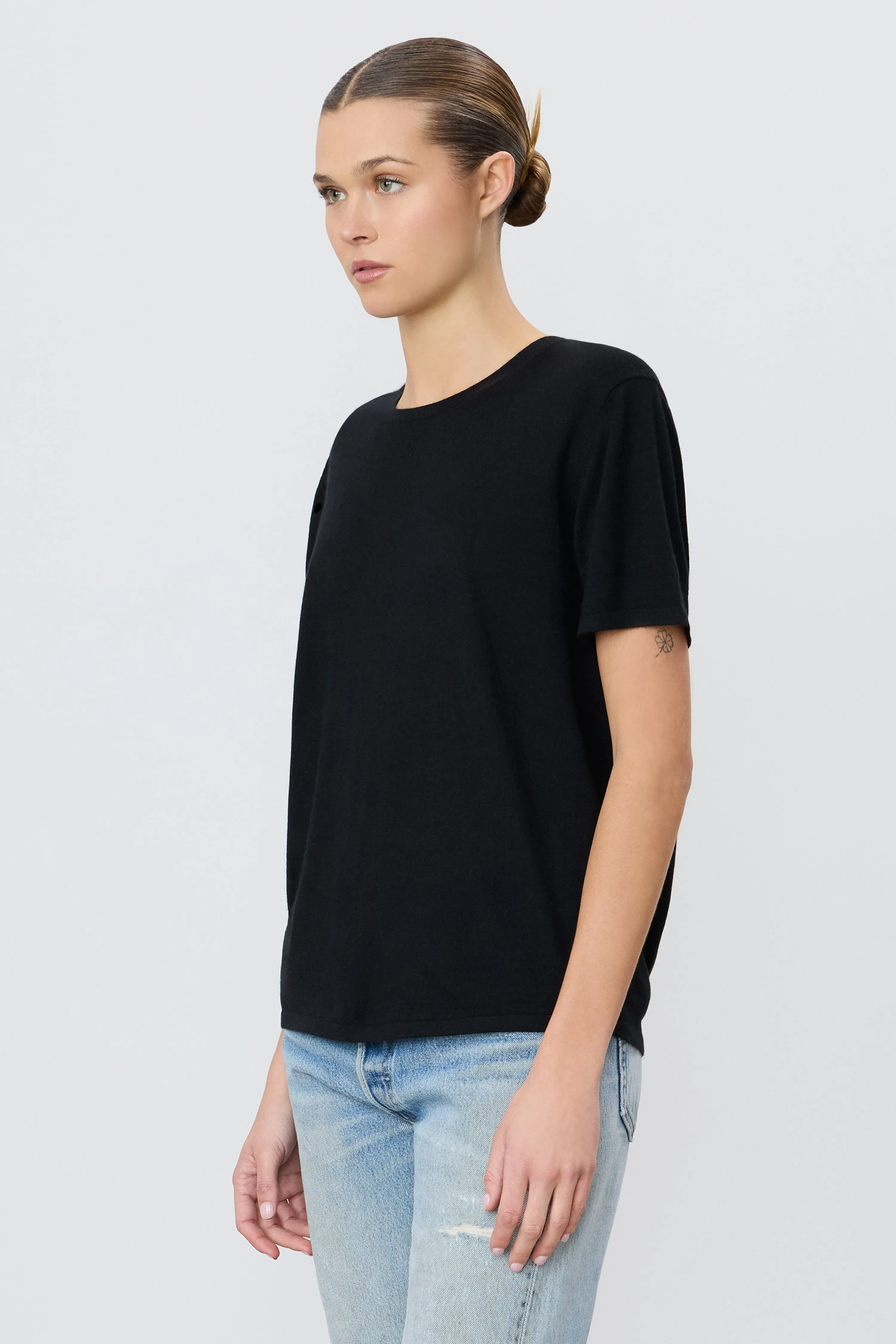 SHORT SLEEVE BOYFRIEND T-SHIRT sold by Eterne product image thumbnail 3