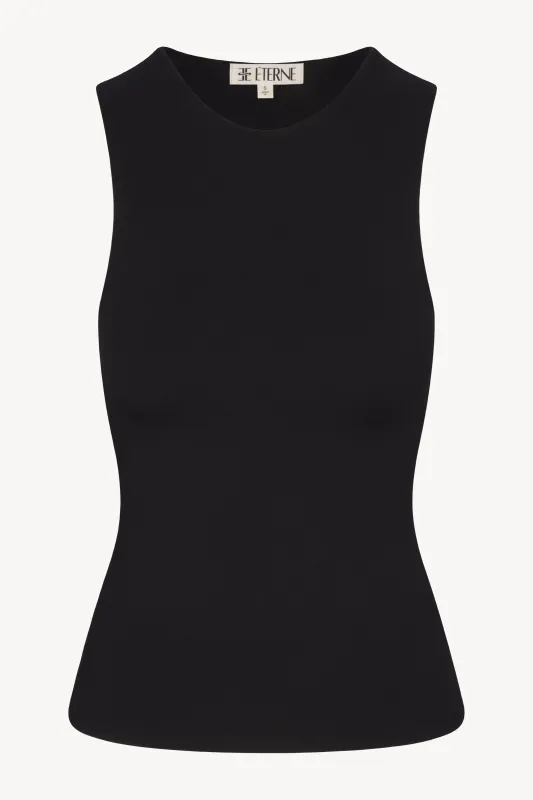SLEEVELESS CREWNECK TOP sold by Eterne