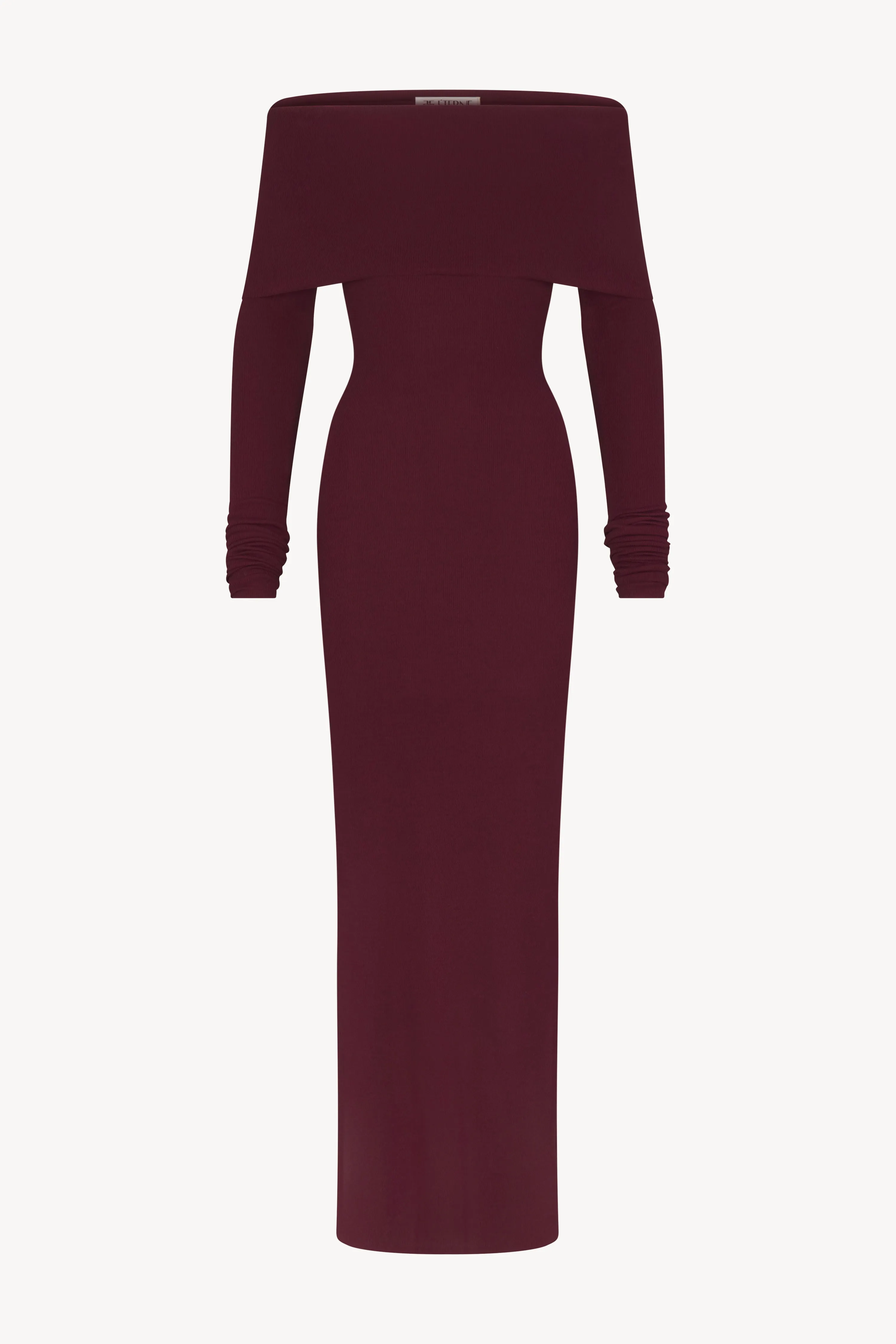 LONG SLEEVE OFF-SHOULDER MAXI DRESS sold by Eterne