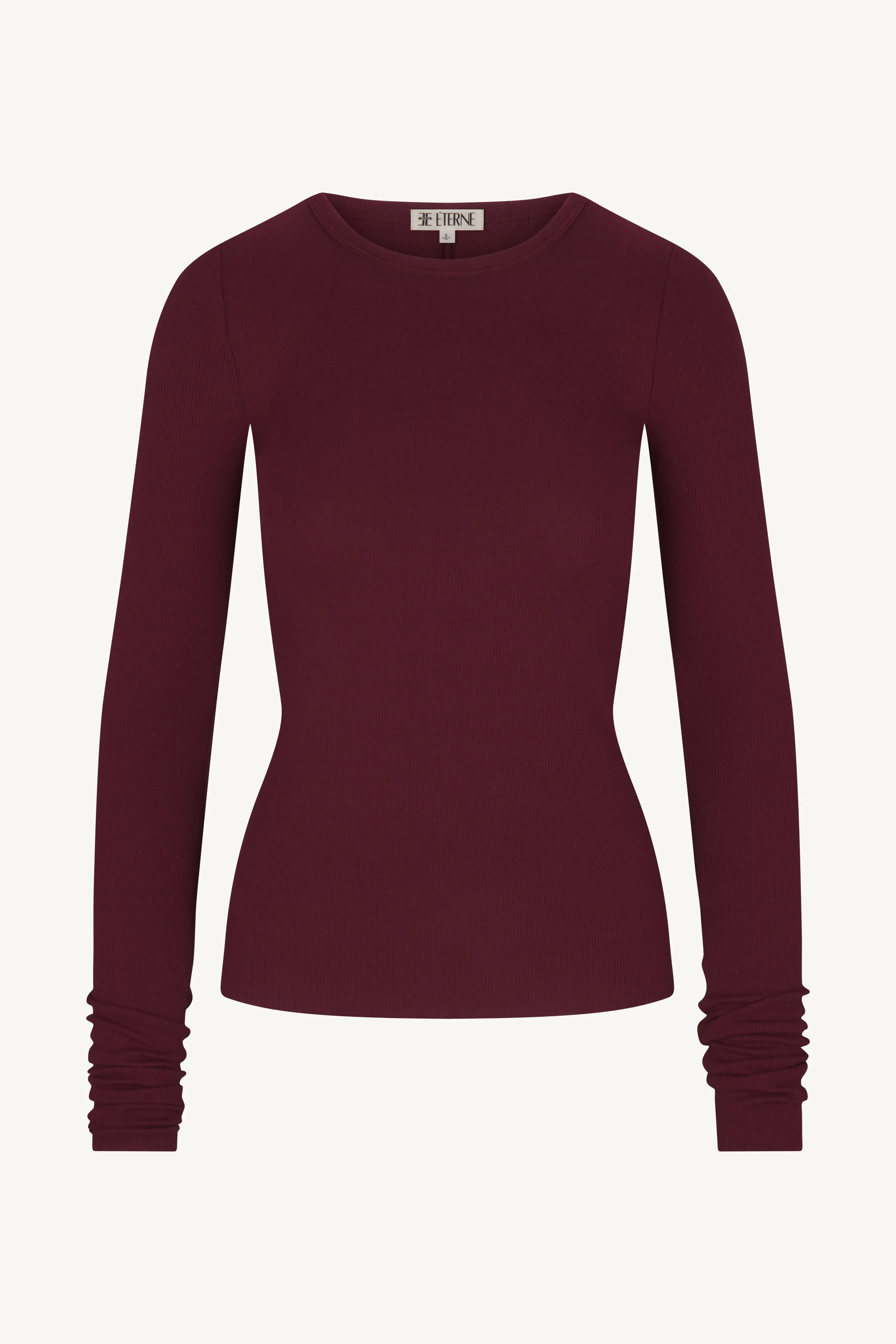 LONG SLEEVE FITTED TOP sold by Eterne