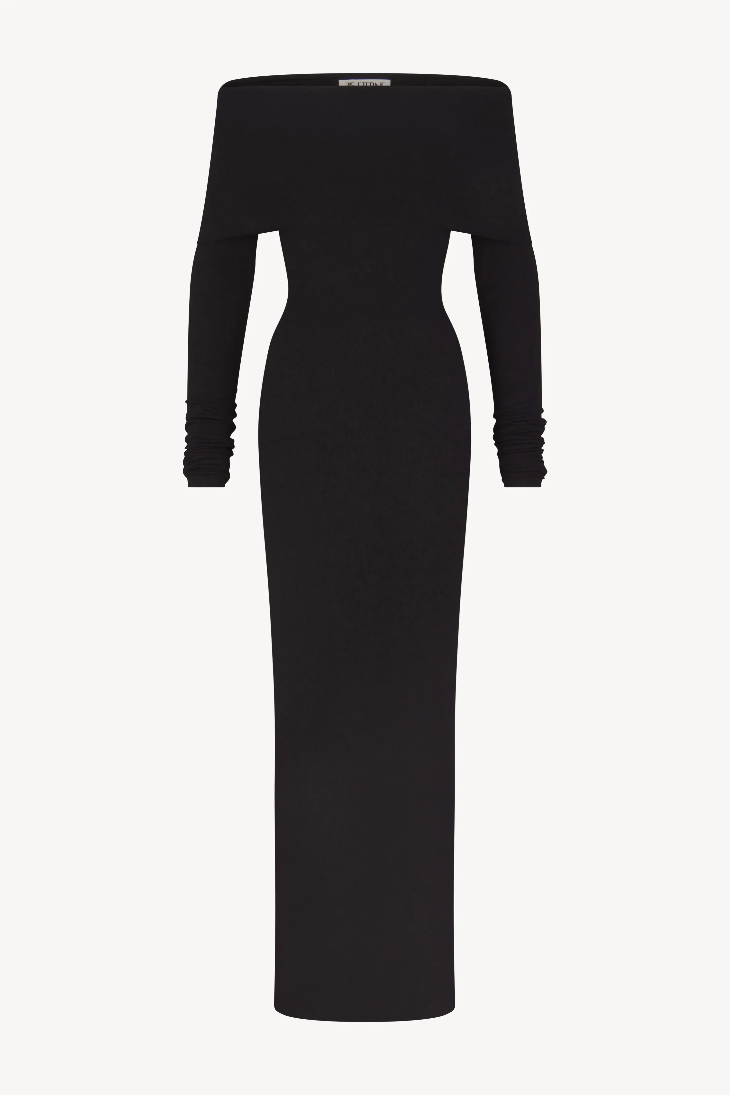 LONG SLEEVE OFF-SHOULDER MAXI DRESS sold by Eterne