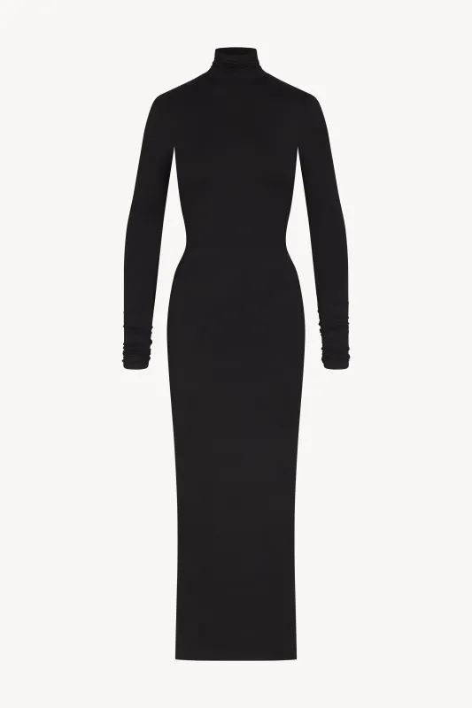 LONG SLEEVE TURTLENECK MAXI DRESS sold by Eterne
