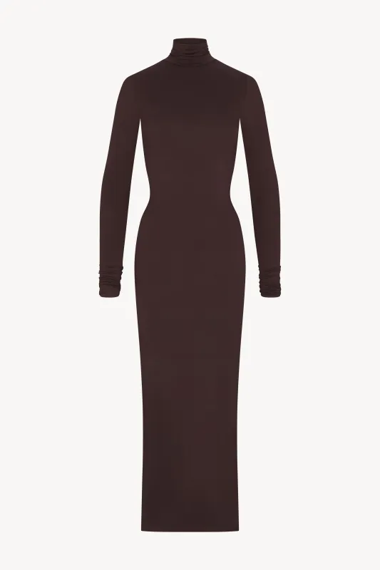LONG SLEEVE TURTLENECK MAXI DRESS sold by Eterne