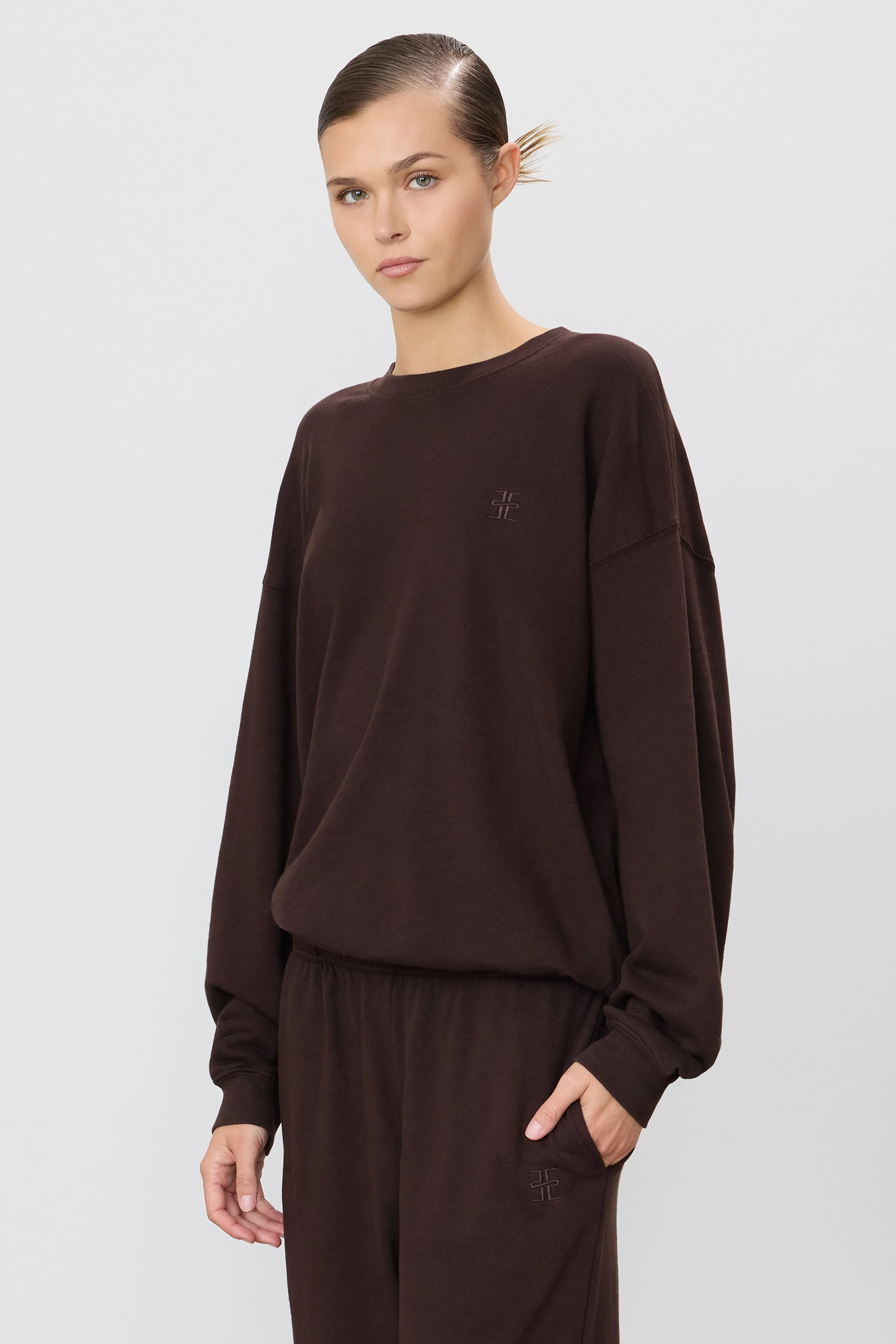 OVERSIZED CREWNECK SWEATSHIRT sold by Eterne product image thumbnail 3