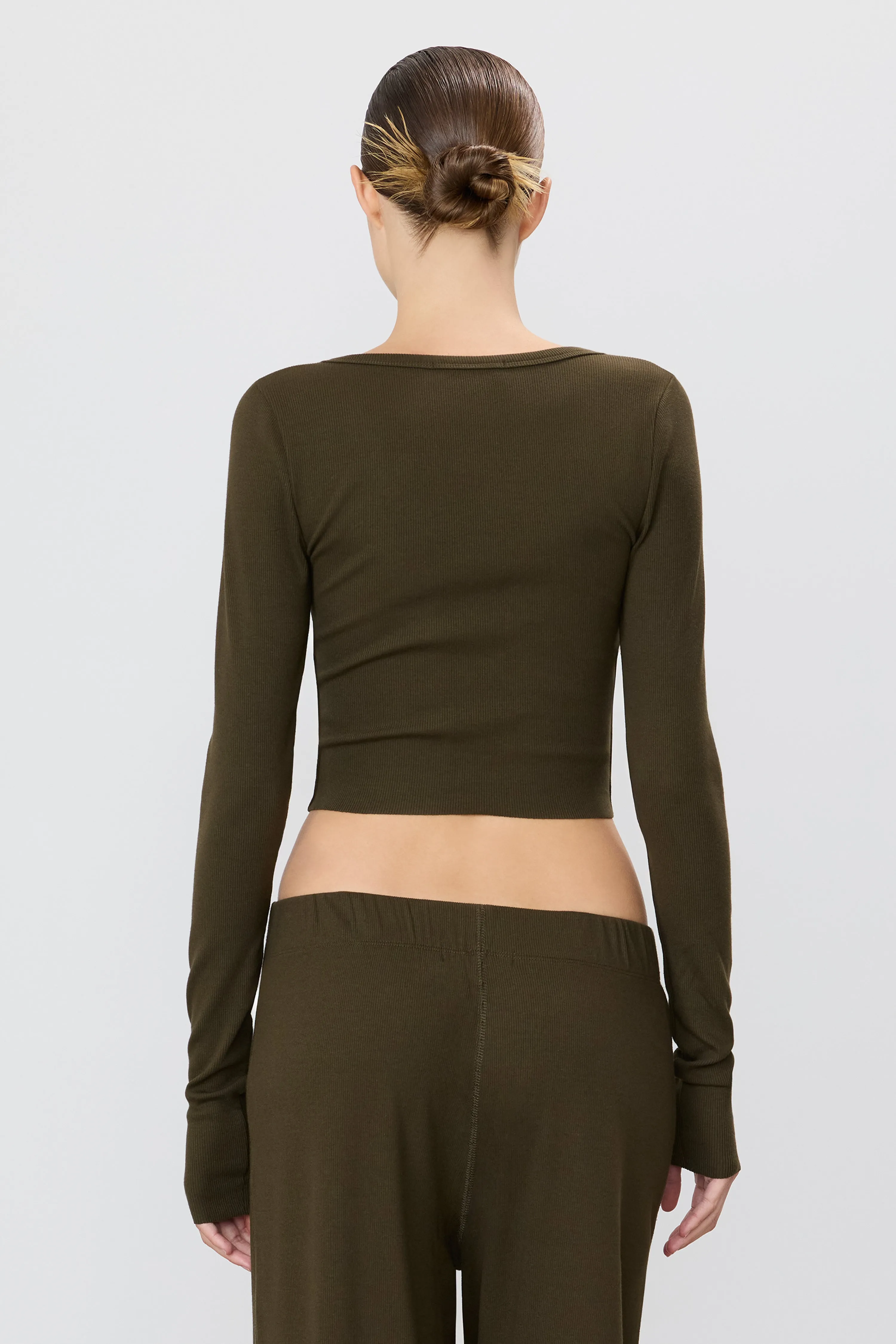 CROPPED CARDIGAN sold by Eterne product image thumbnail 4