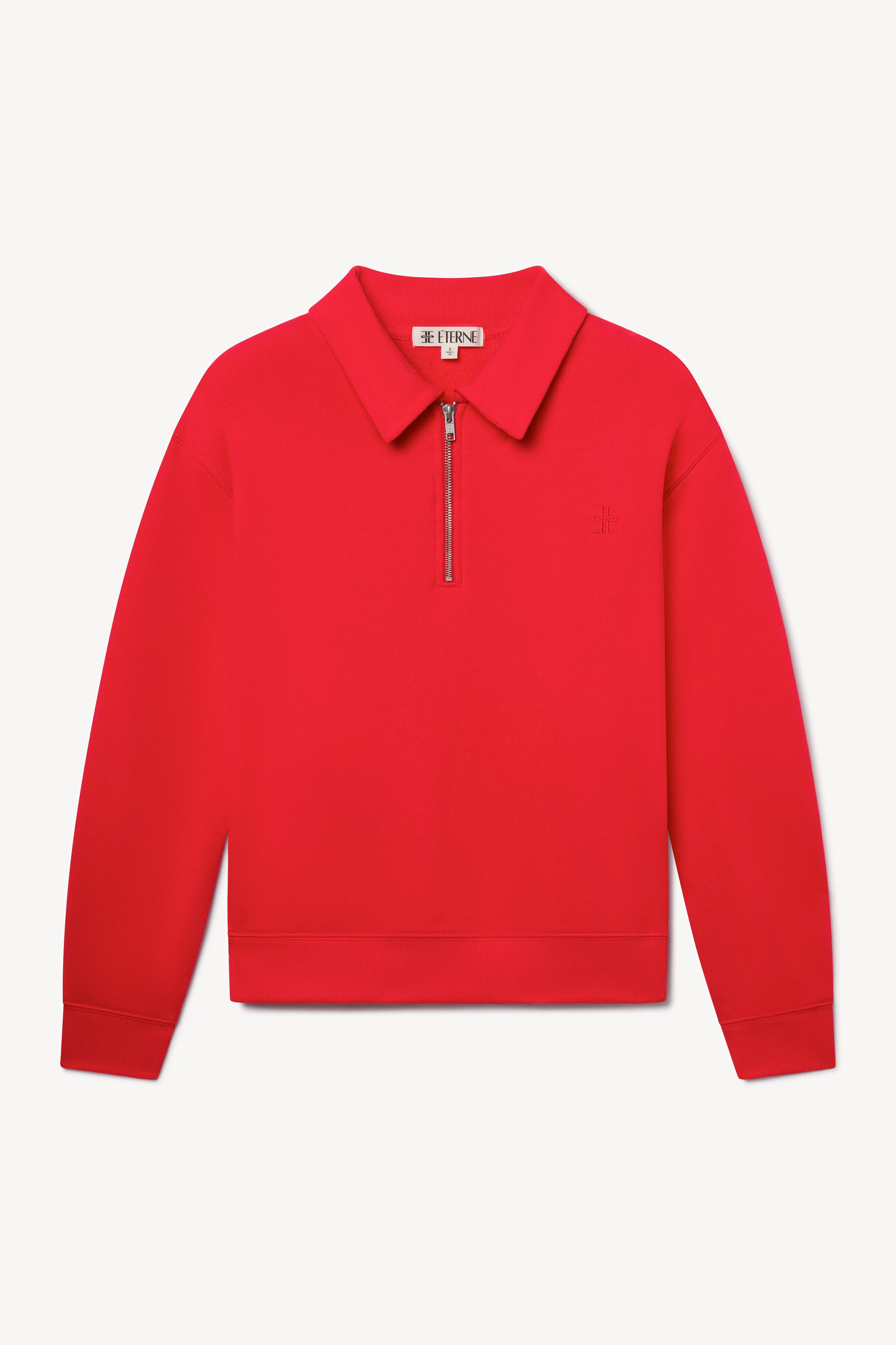 ZIP-UP POLO SWEATSHIRT sold by Eterne