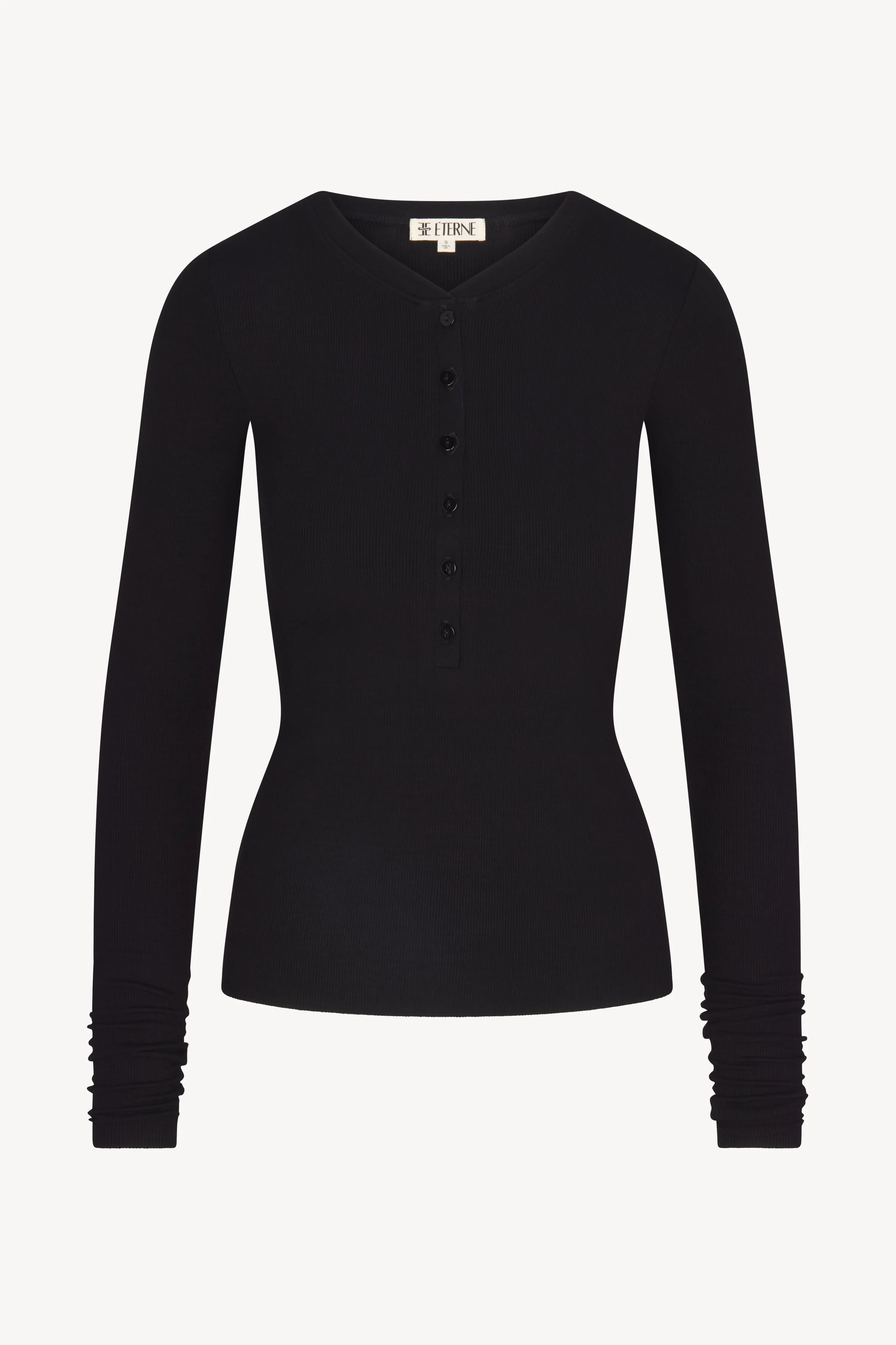 LONG SLEEVE HENLEY sold by Eterne