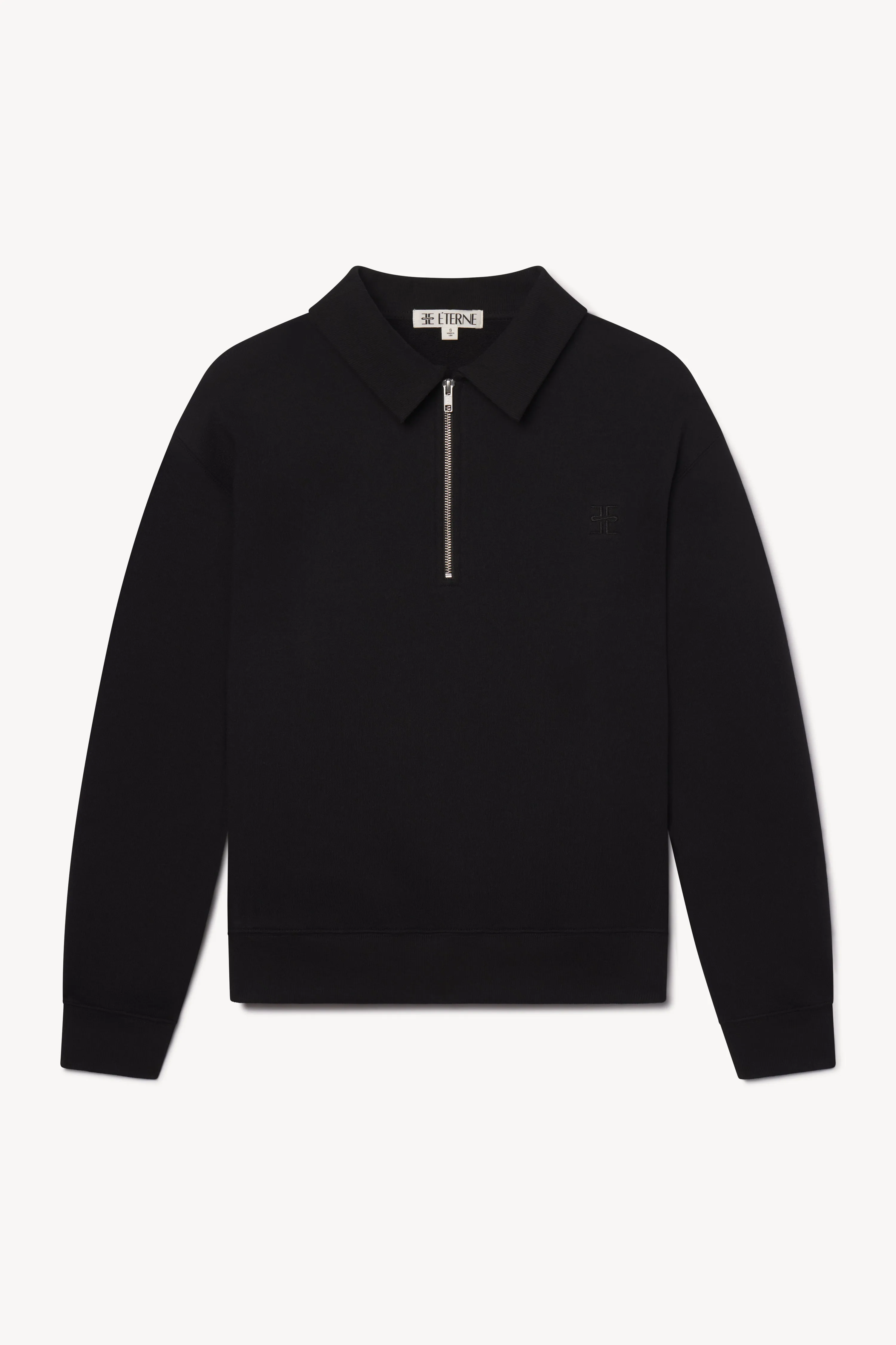 ZIP-UP POLO SWEATSHIRT sold by Eterne