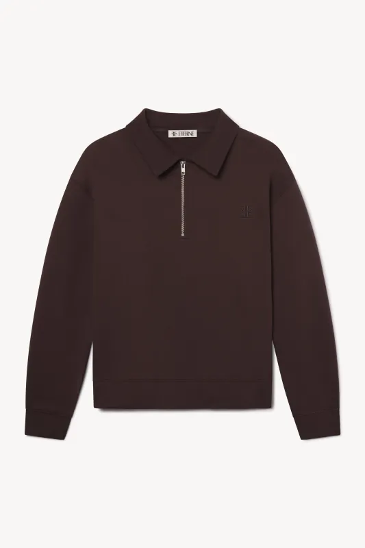 ZIP-UP POLO SWEATSHIRT sold by Eterne