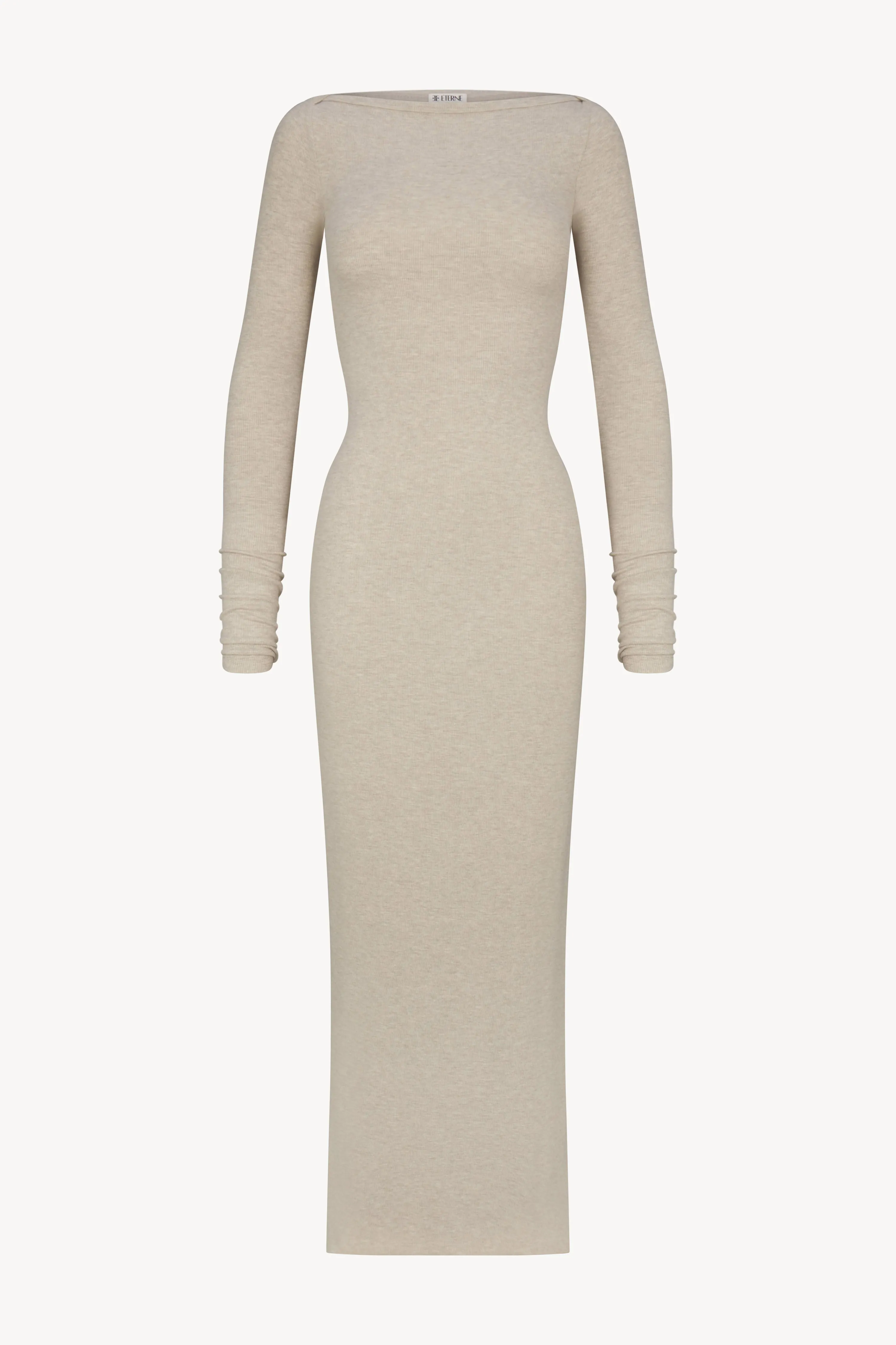 LONG SLEEVE BOATNECK MAXI DRESS sold by Eterne
