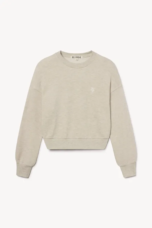 CROPPED CREWNECK SWEATSHIRT sold by Eterne