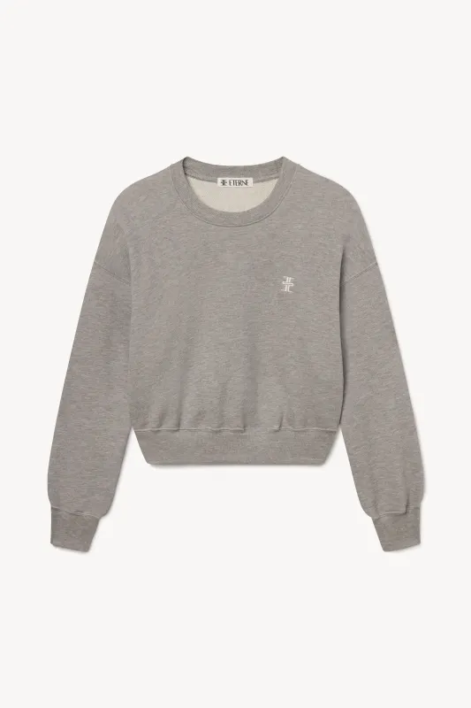 CROPPED CREWNECK SWEATSHIRT sold by Eterne