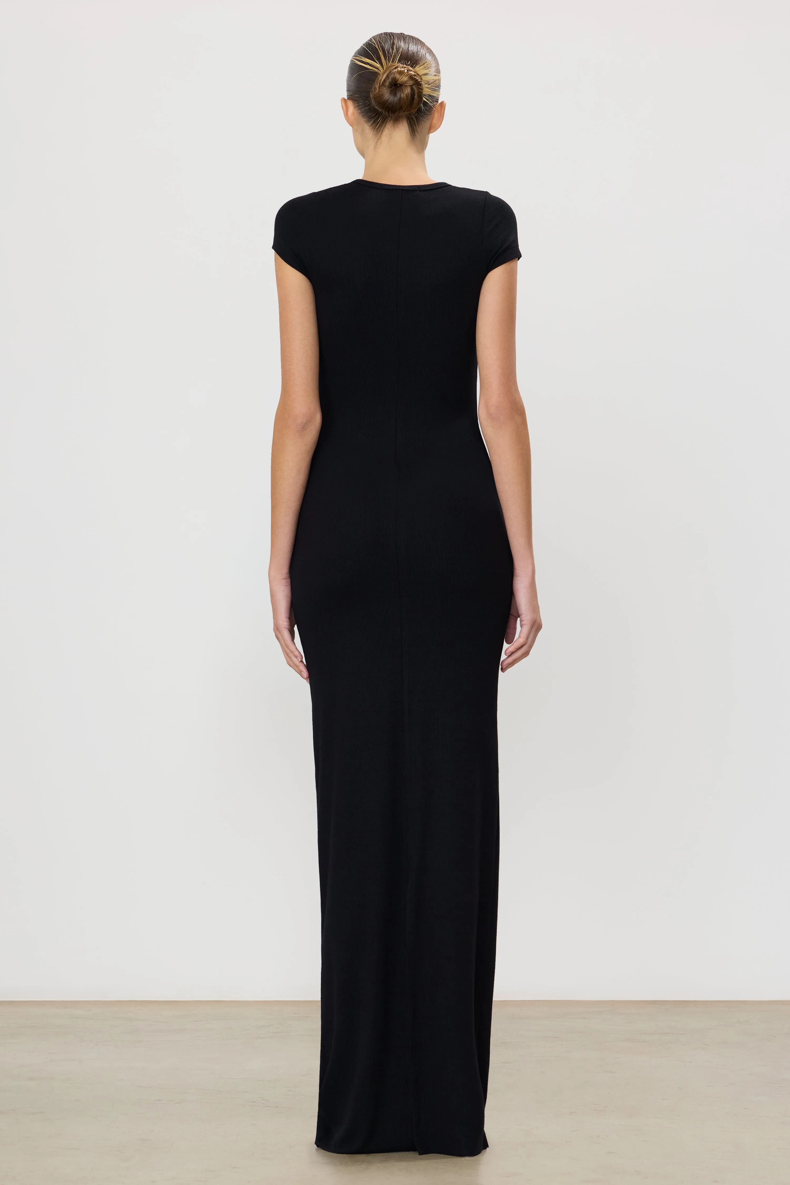 CAP SLEEVE MAXI DRESS sold by Eterne product image thumbnail 4